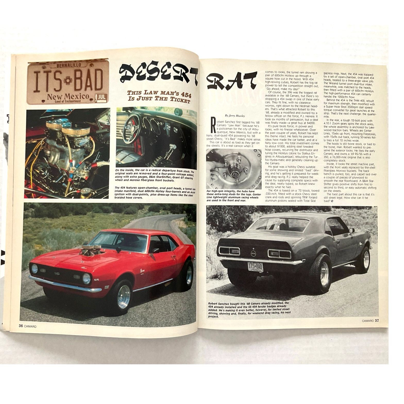 Other Car Craft Vintage Magazine Volume 4 No 1 Camaro EUC Size ONE SIZE - 3 Thumbnail