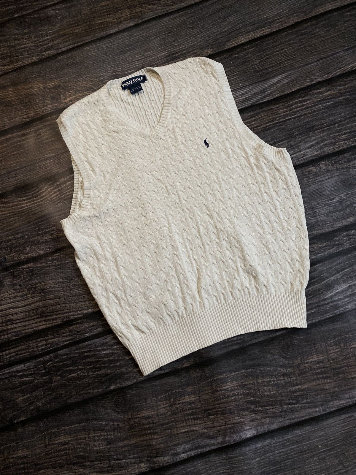 Polo Ralph Lauren × Vintage ⚡️RAPLH LAURENT KNITED VEST SWEATER Size US L / EU 52-54 / 3 - 2 Thumbnail