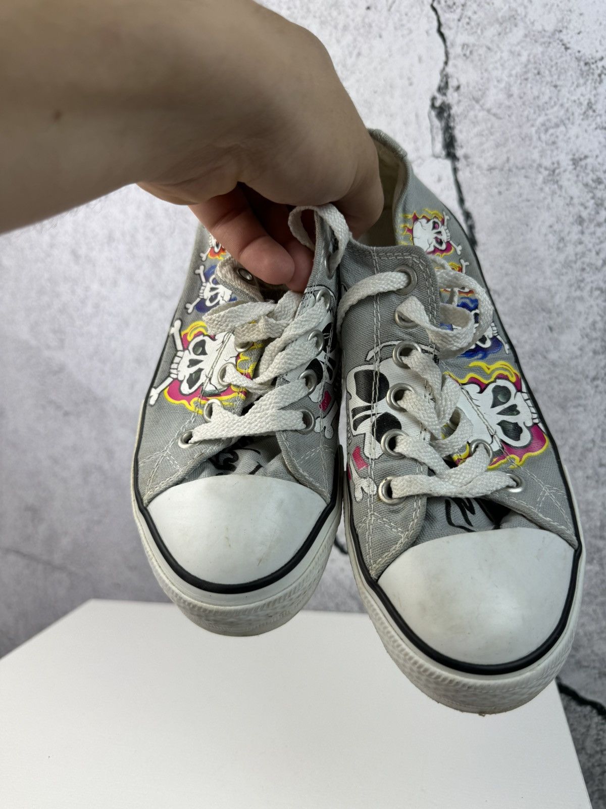 Ed Hardy Y2K vintage Ed hardy shoes sneakers avant garden Streetwear Size US 6.5 / IT 36.5 - 9 Thumbnail