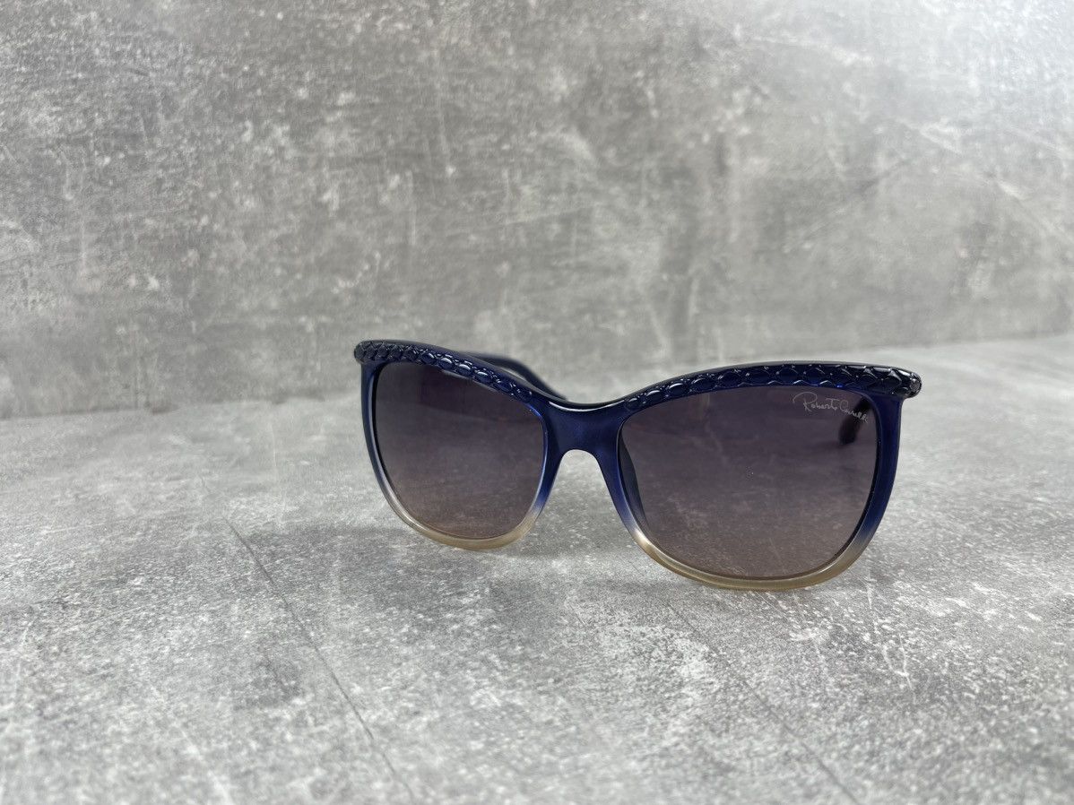 Roberto Cavalli Roberto Cavalli Xaus 874S 92B Blue Ombre Cat Eye Sunglasses Size ONE SIZE - 2 Thumbnail