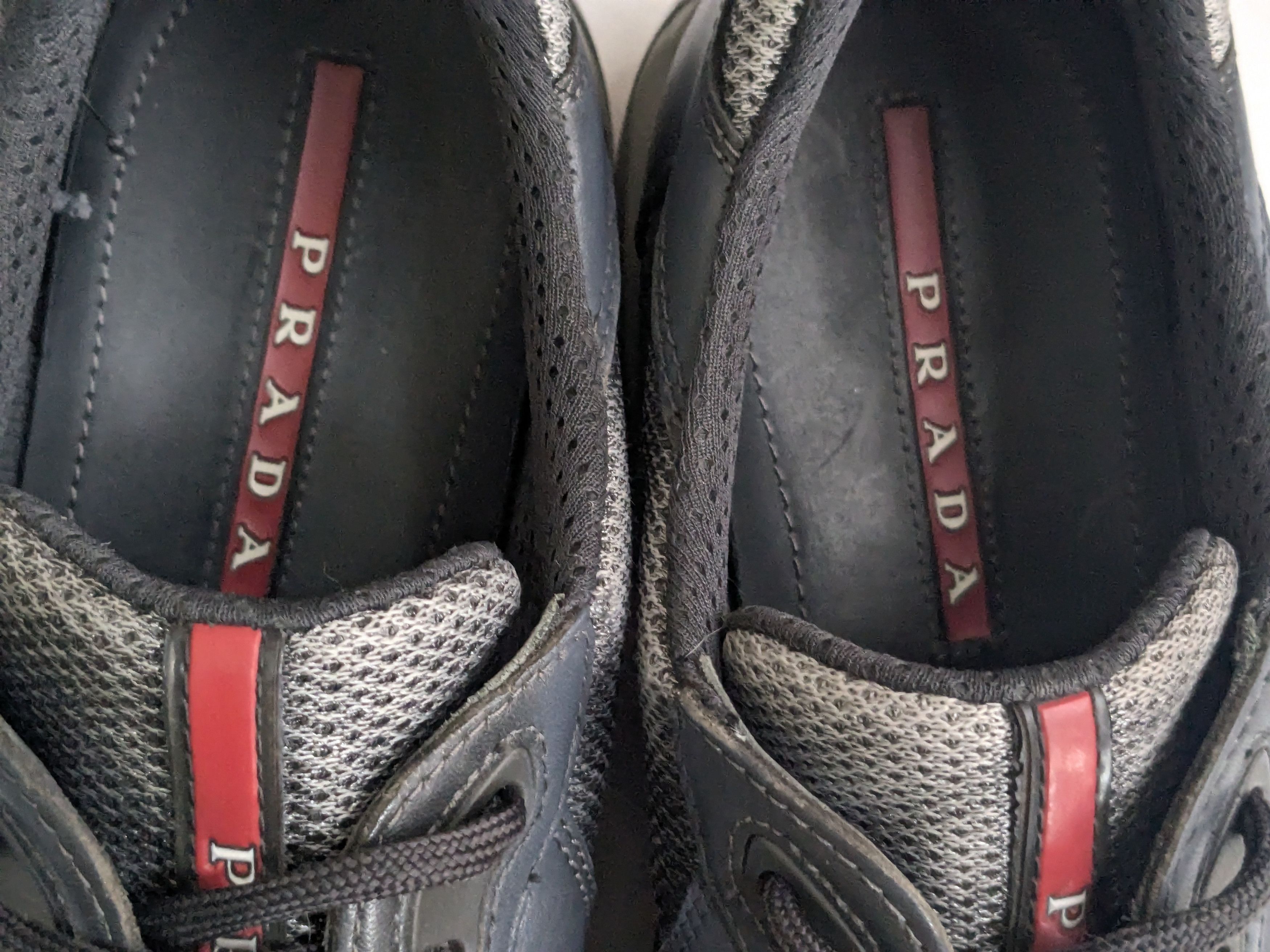 Prada Prada America's Cup Sneakers Gray Leather 9 Low Size US 9 / EU 42 - 6 Thumbnail