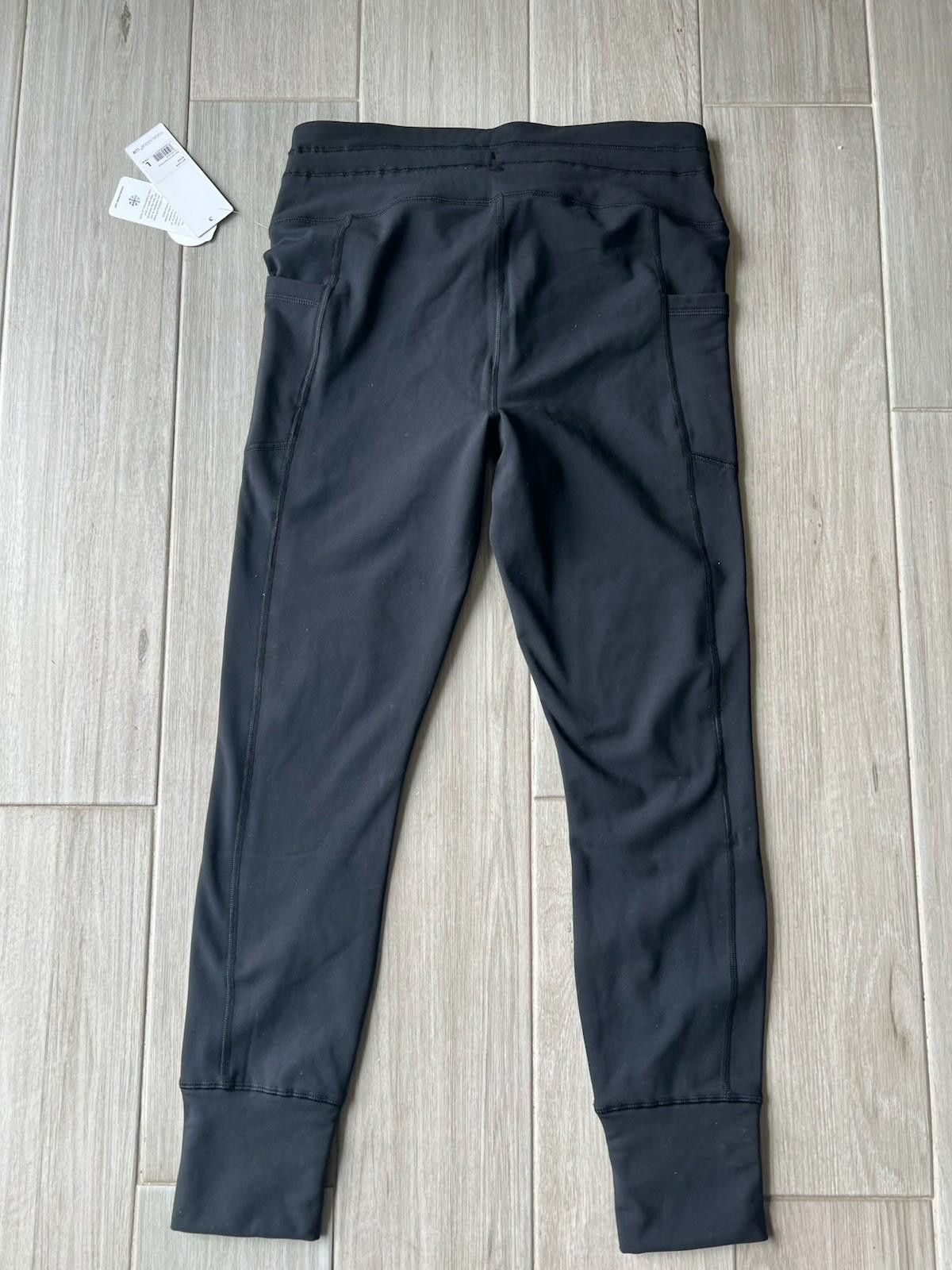 Designer Yogalicious Lux Prestige Joggers Pockets, Size L, Black. $78 Size 36" / US 14 / IT 50 - 7 Thumbnail