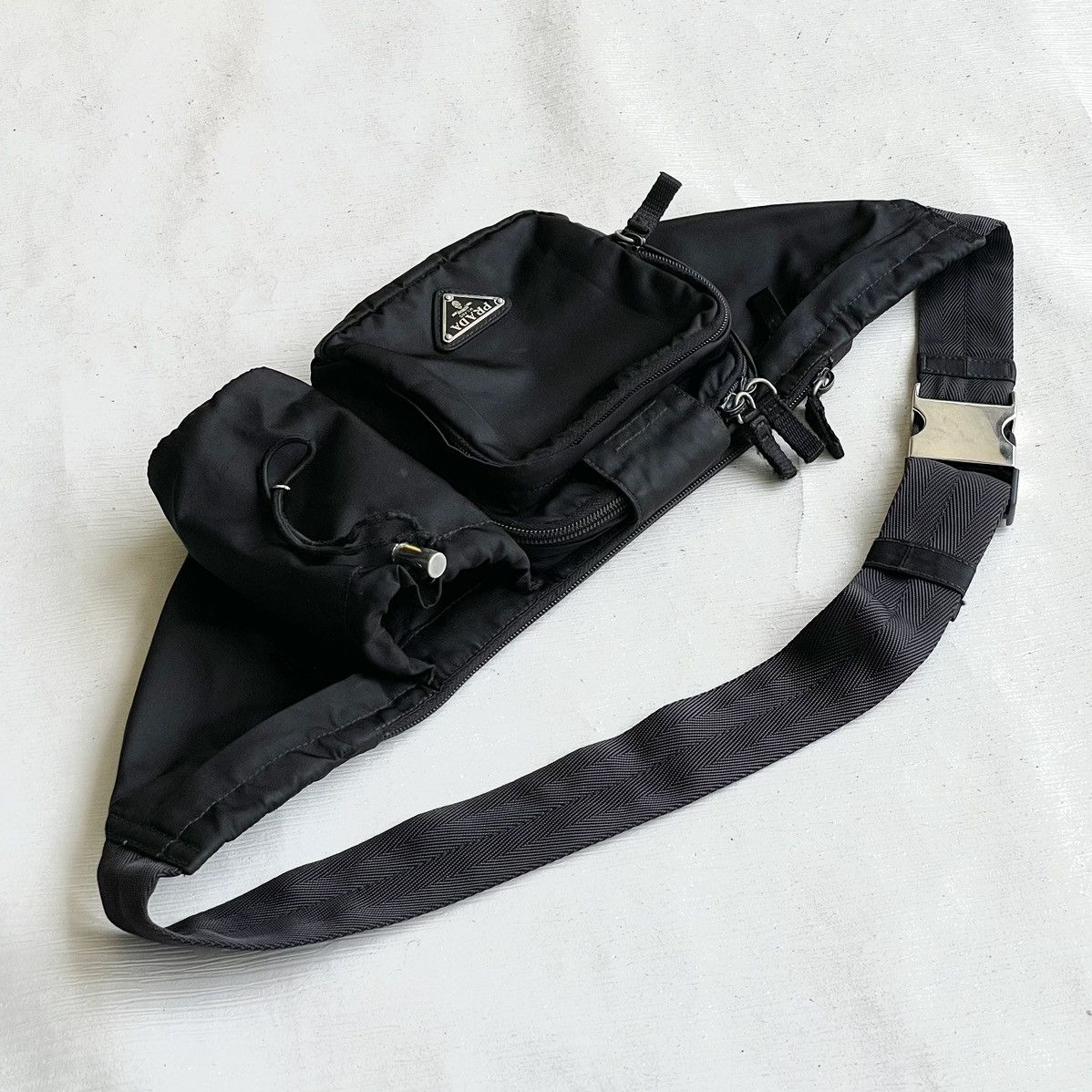 Prada Prada Tessutto Nylon Black Belt Bag/Crossbody Size ONE SIZE - 4 Thumbnail