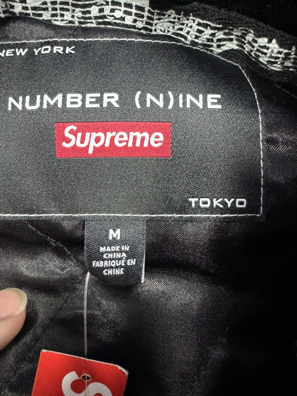 Number (N)ine × Supreme Supreme x number (n)ine Mickey varsity jacket Size US M / EU 48-50 / 2 - 4 Thumbnail