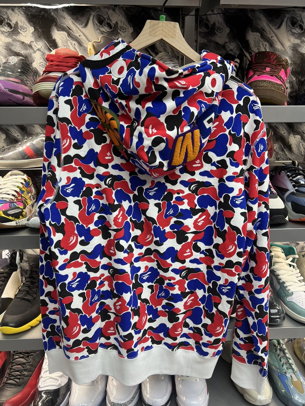 Bape Bape Shark London Camo Fullzip Hoodie Size US XL / EU 56 / 4 - 2 Thumbnail