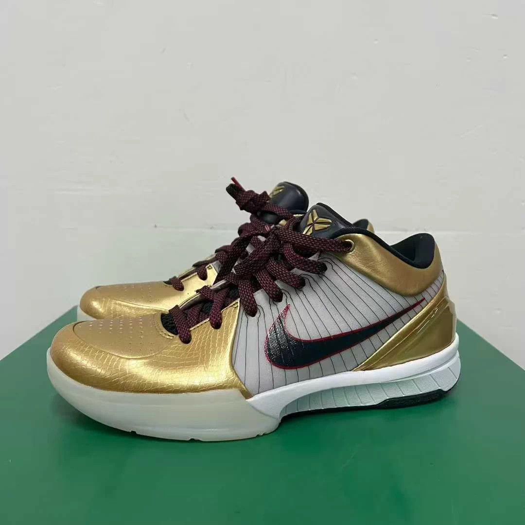 Nike Nike Kobe 4 Gold EUR41 1w $1200 OG Box Size US 8 / EU 41 - 1 Thumbnail