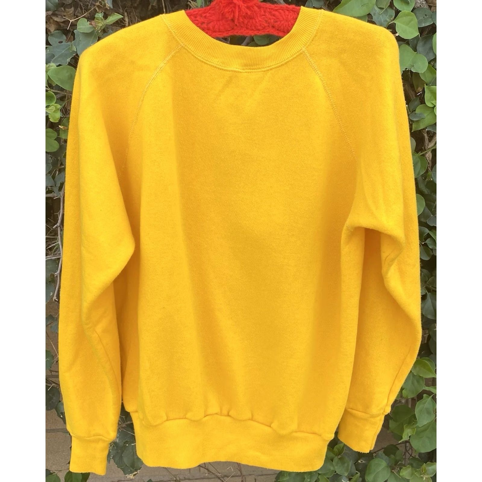 Vintage VINTAGE 20/20 Sport USA Yellow Raglan Crewneck Sweatshirt Large Mens Size US L / EU 52-54 / 3 - 6 Thumbnail