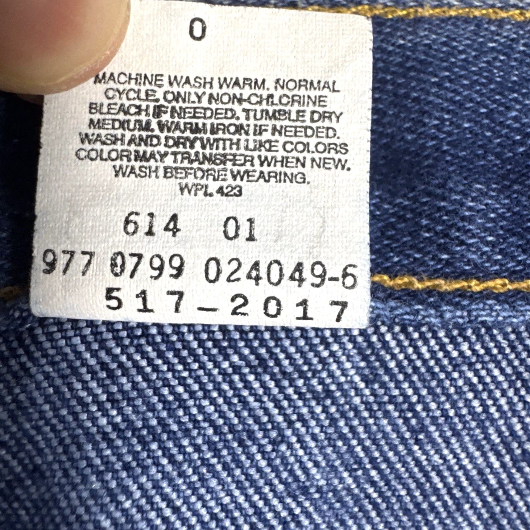 Levi's VINTAGE Levi's 517 Jeans Mens 36x28 Bootcut Denim Blue 90s Western USA Jeans Mens Size US 38 / EU 54 - 3 Thumbnail