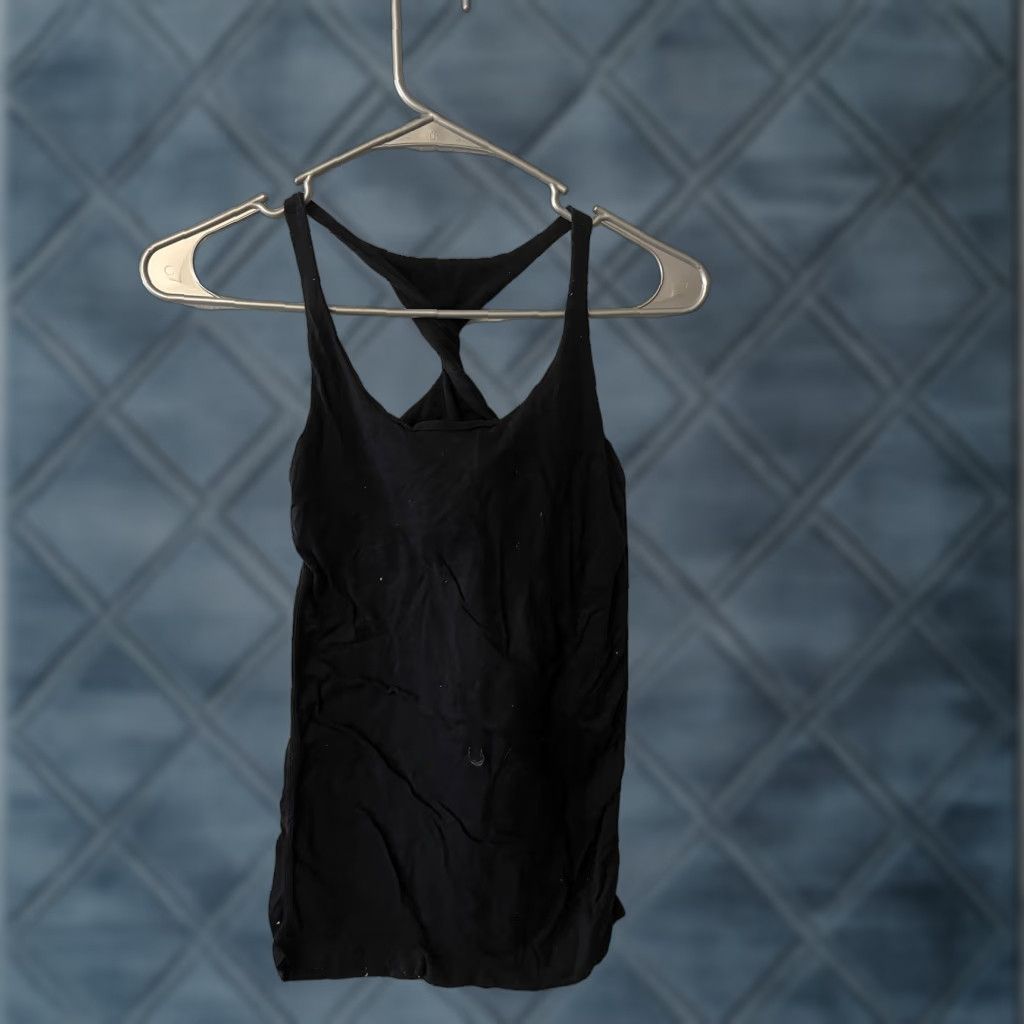 Bebe VINTAGE bebe Black Tank Top Lace Sleeveless Round Neck Shirt Womens XS/S Made in USA Gothic Romantique Size S / US 4 / IT 40 - 1 Thumbnail