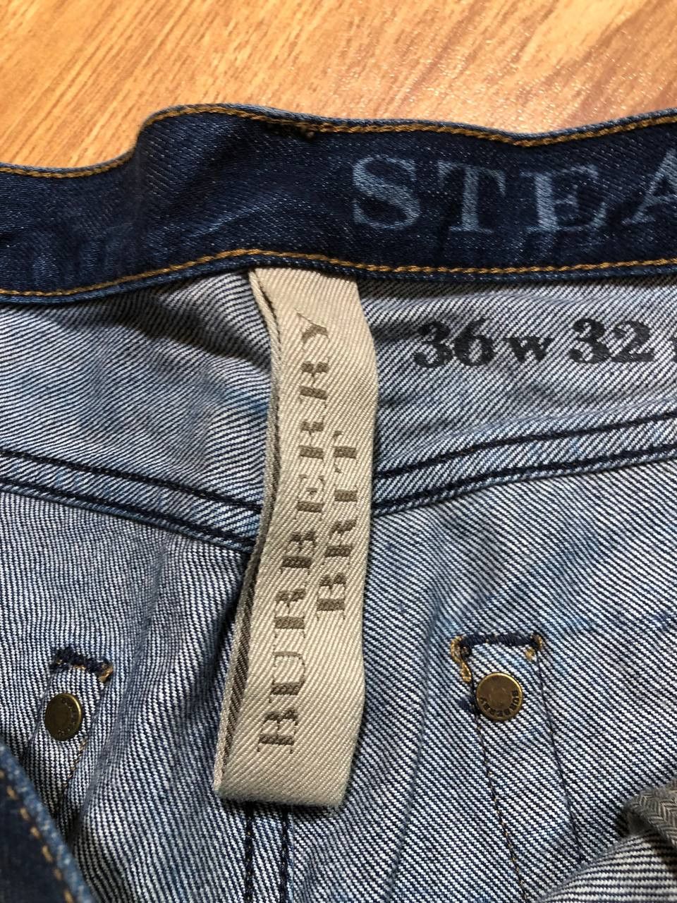 Burberry Burberry Brit Steadman Straight-Leg Jeans streetwear Size US 36 / EU 52 - 2 Thumbnail