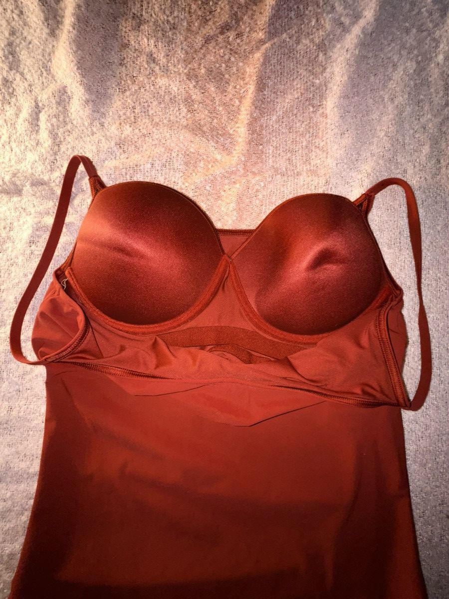 Calvin Klein Calvin Klein Sculpting Lycra Swim Set - Terracotta Sz 16 Size XL / US 12-14 / IT 48-50 - 12 Thumbnail
