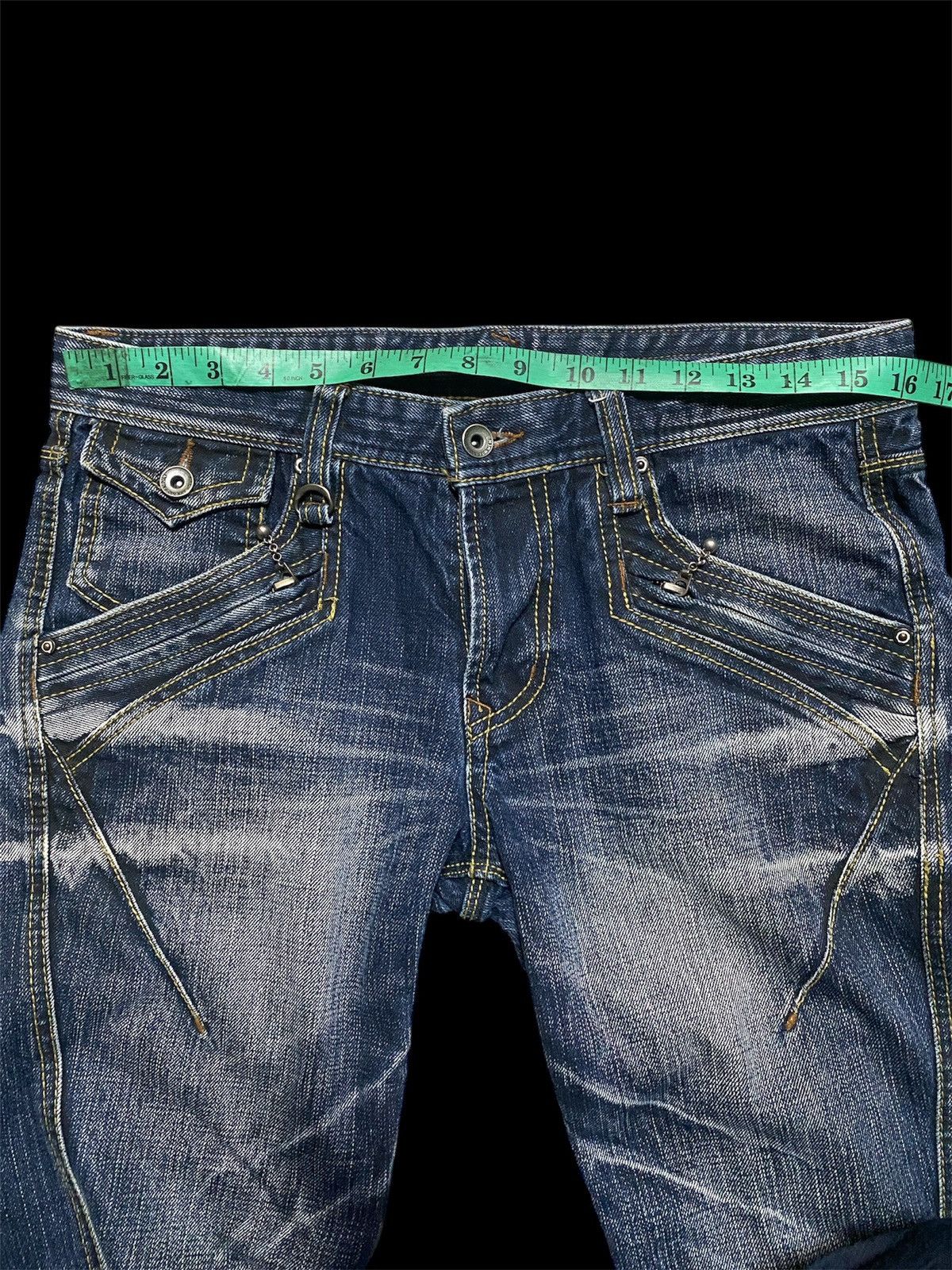 Nicole Club × PPFM Flare Jeans Nicole Club for Men Curve Leg Faded Out Size US 32 / EU 48 - 3 Thumbnail