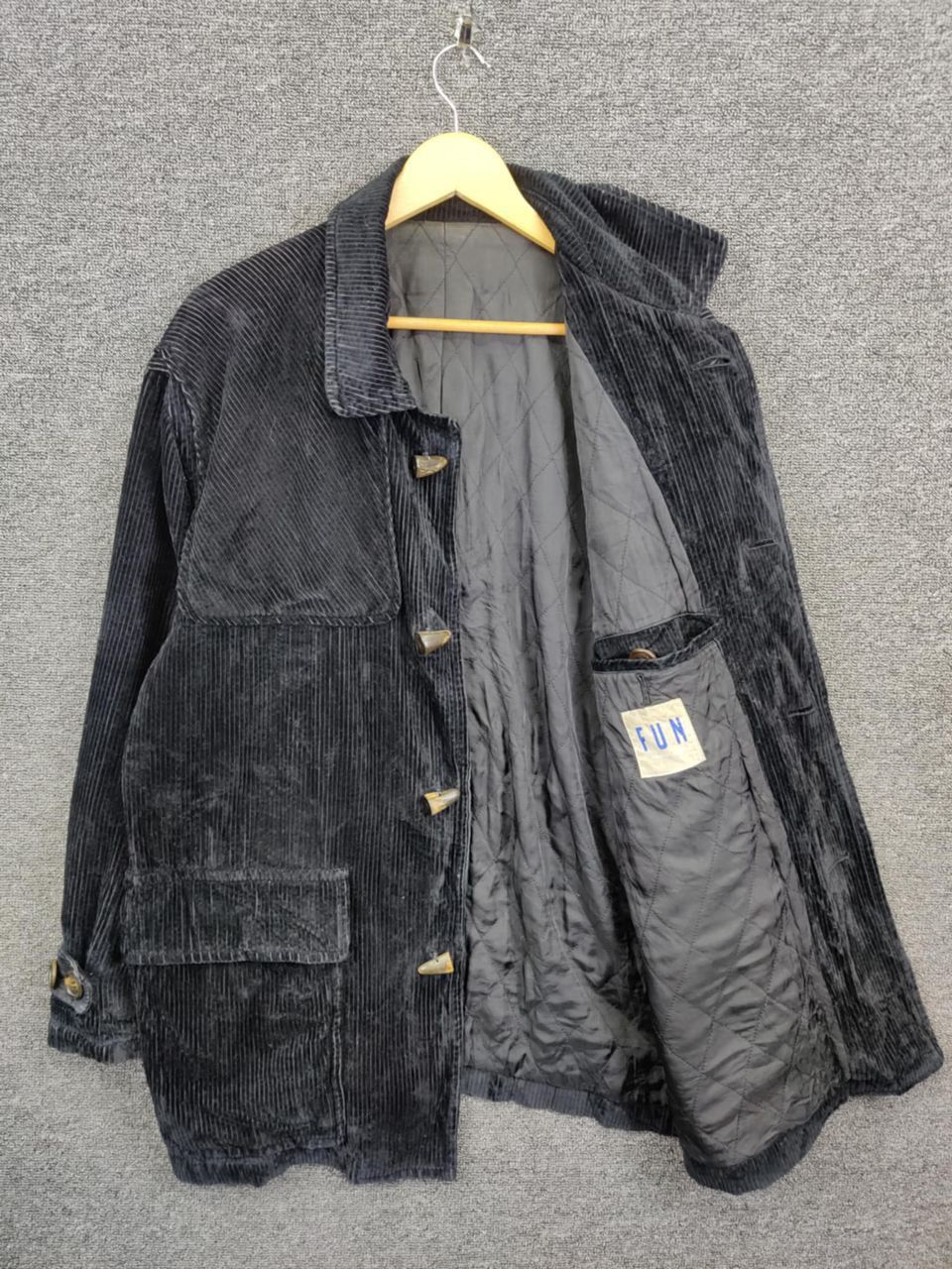 Kansai Yamamoto Vintage Kansai Man Velvet Corduroy Duffle Jacket Size US L / EU 52-54 / 3 - 7 Thumbnail
