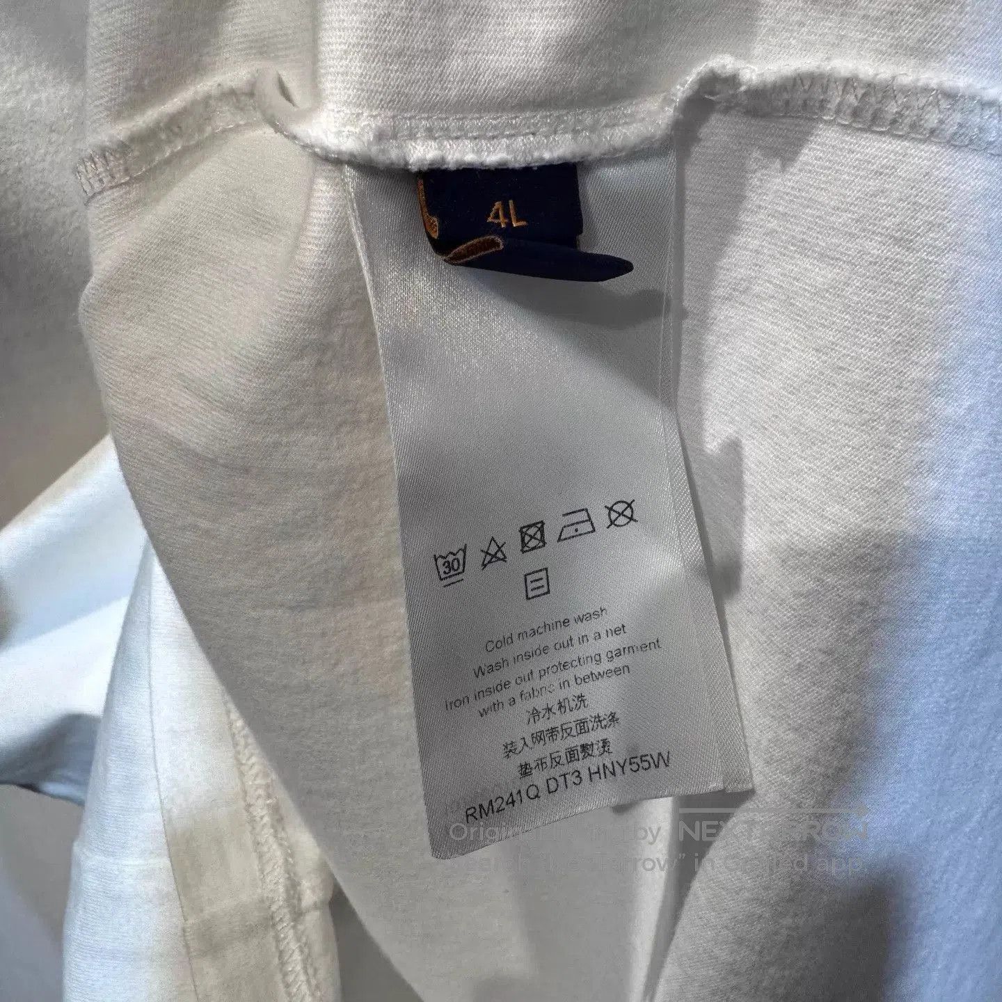 Louis Vuitton White Short-Sleeve Crewneck Shirt. Size US XXL / EU 58 / 5 - 5 Thumbnail