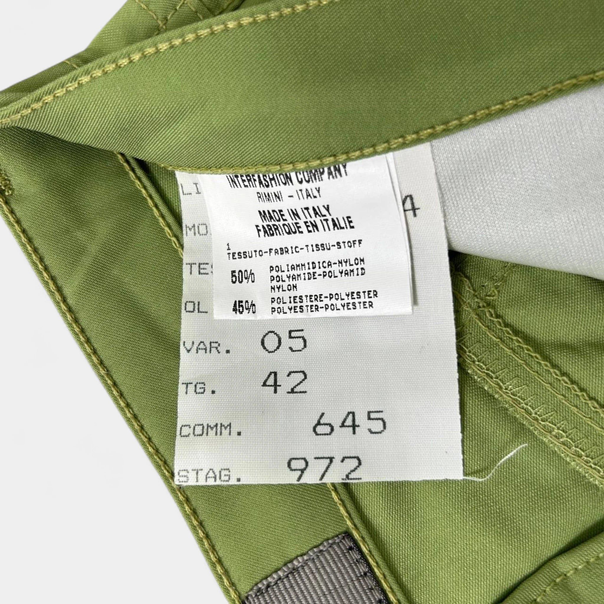 Marithe + Francois Girbaud Marithé + François Girbaud Technical Nylon Green Matcha Pant Size 28" / US 6 / IT 42 - 6 Thumbnail