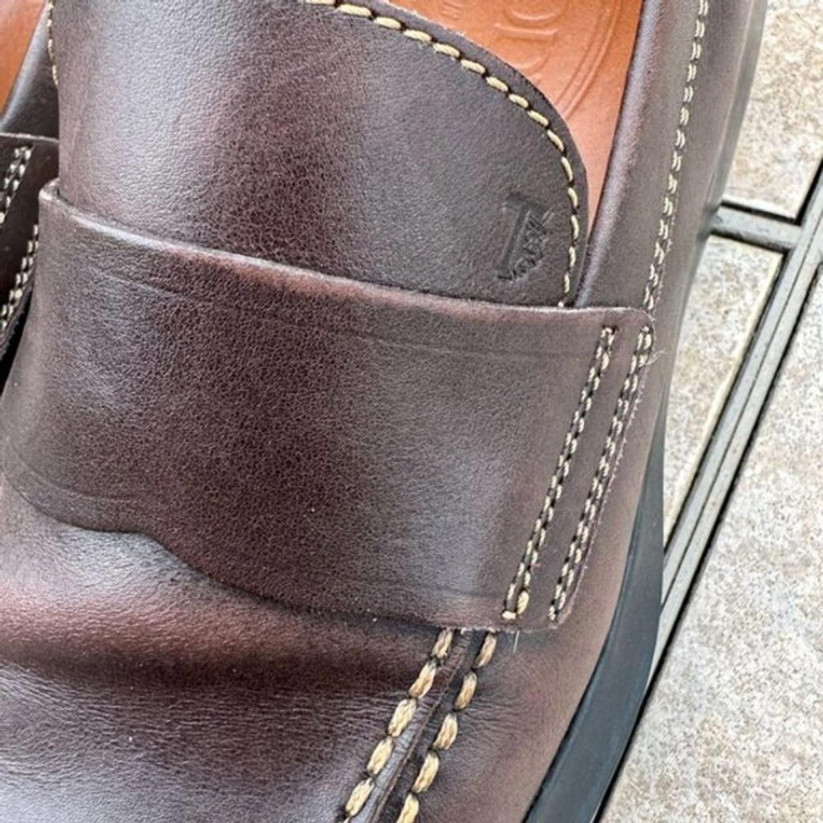 Tod's Tod's Women's Brown Leather Driving Loafers Size US 8 / IT 38 - 8 Thumbnail