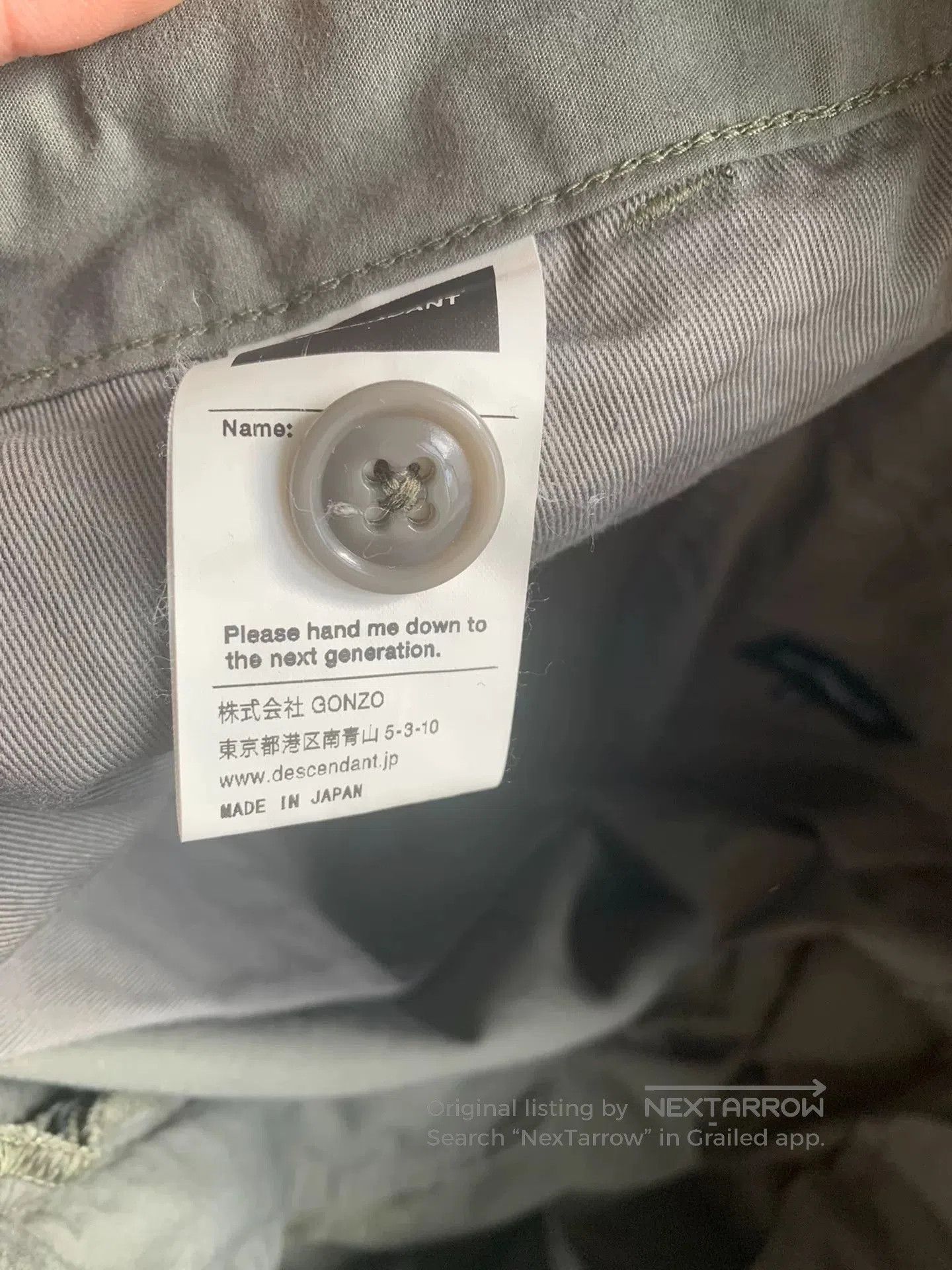 Descendant Descendant Bucket Cargo Trousers. Size US 36 / EU 52 - 5 Thumbnail