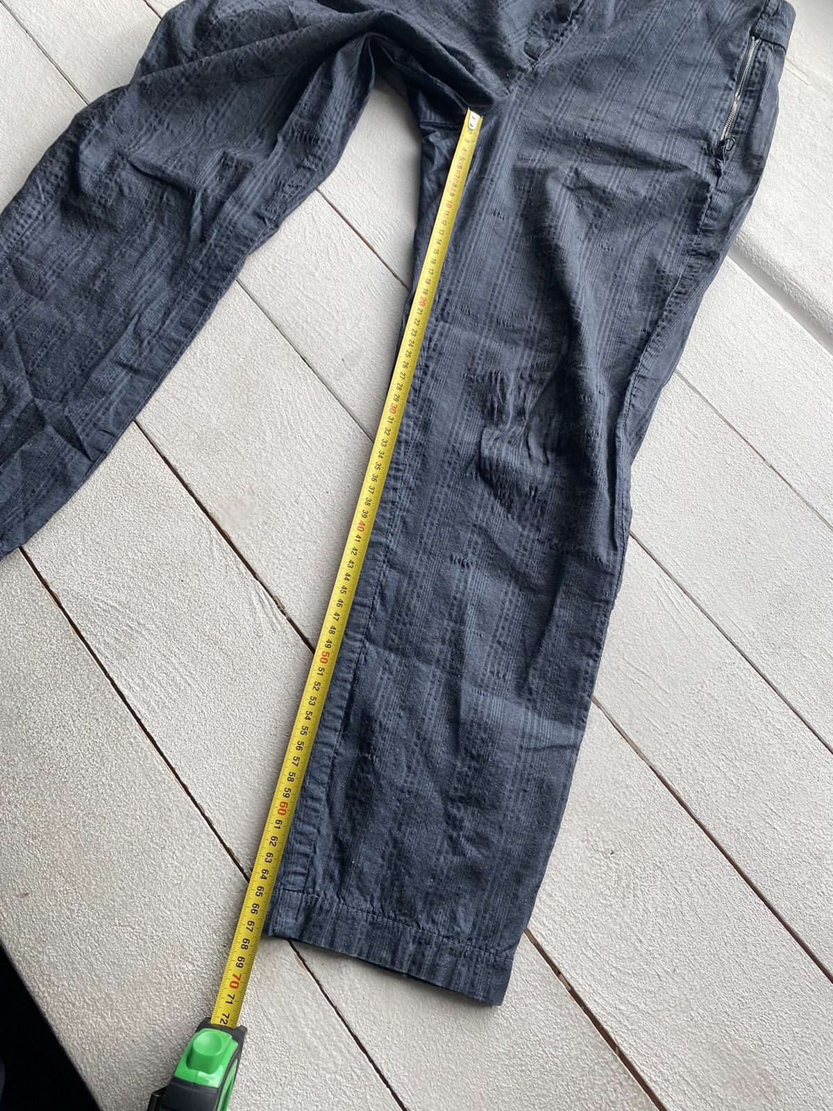 Annette Gortz × Vintage Gothic Annette Gortz Dark Blue Avant Garde Pants 29 rundholz Size 29" - 10 Thumbnail