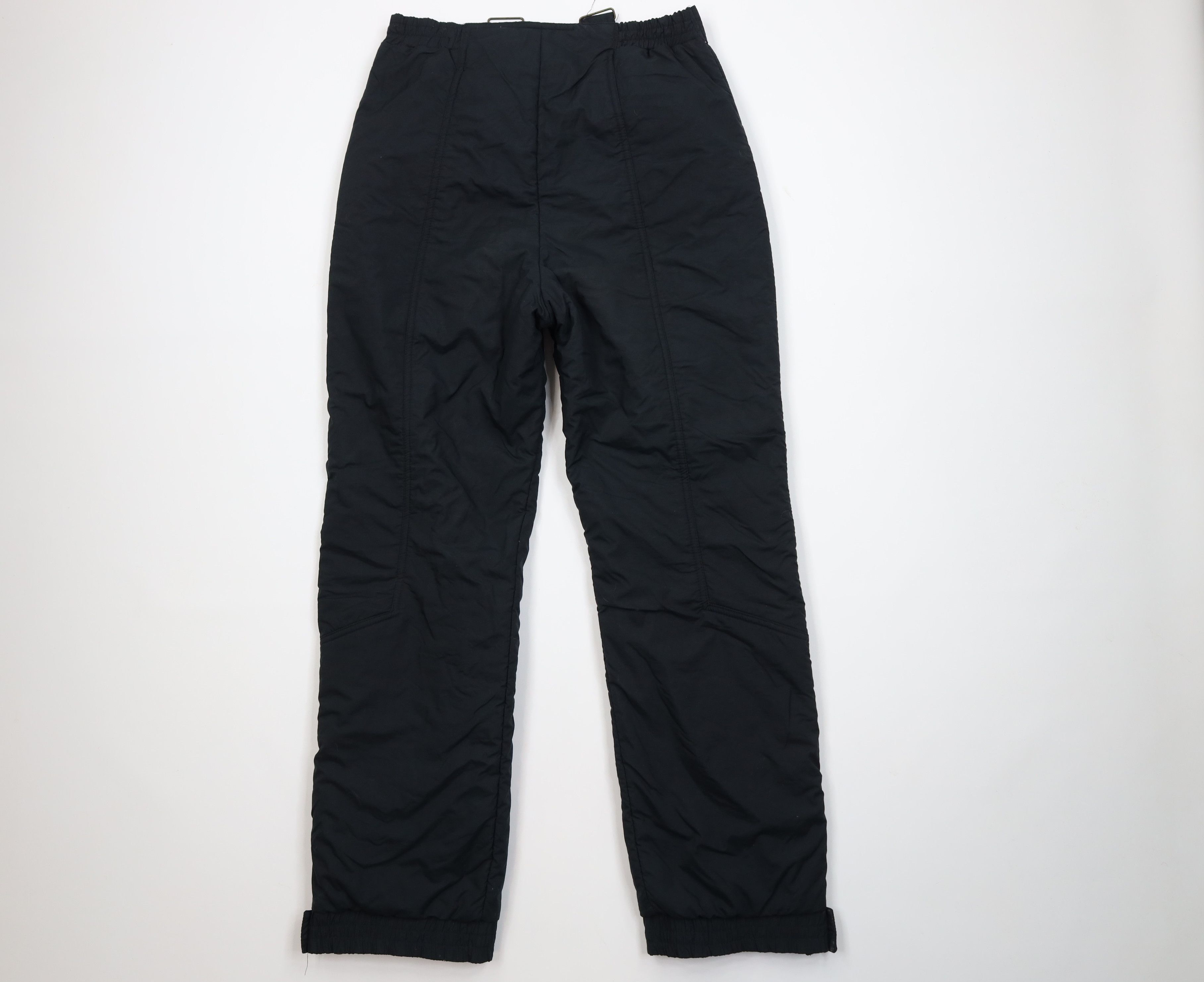 Vintage Vintage 90s Streetwear Insulated Winter Snow Pants Black Size 30" / US 8 / IT 44 - 8 Thumbnail