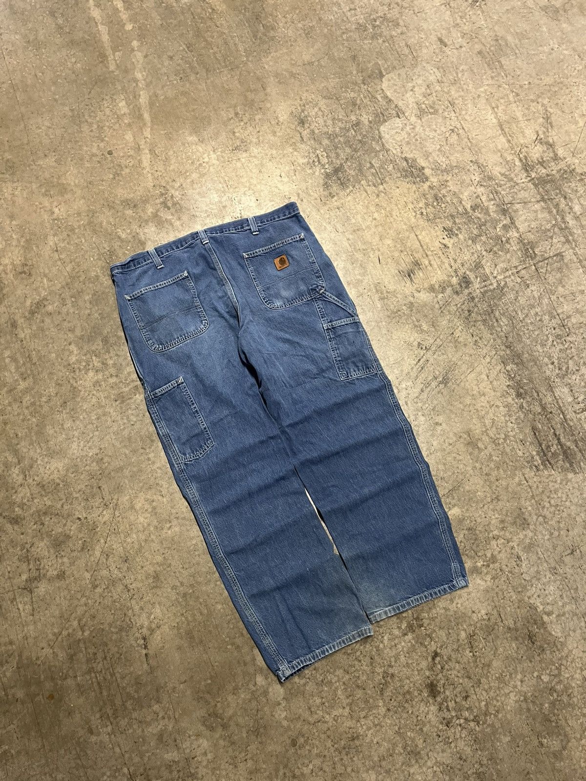 Carhartt × Vintage Carhartt baggy cargo pants skater hype rare workwear Size US 38 / EU 54 - 2 Thumbnail