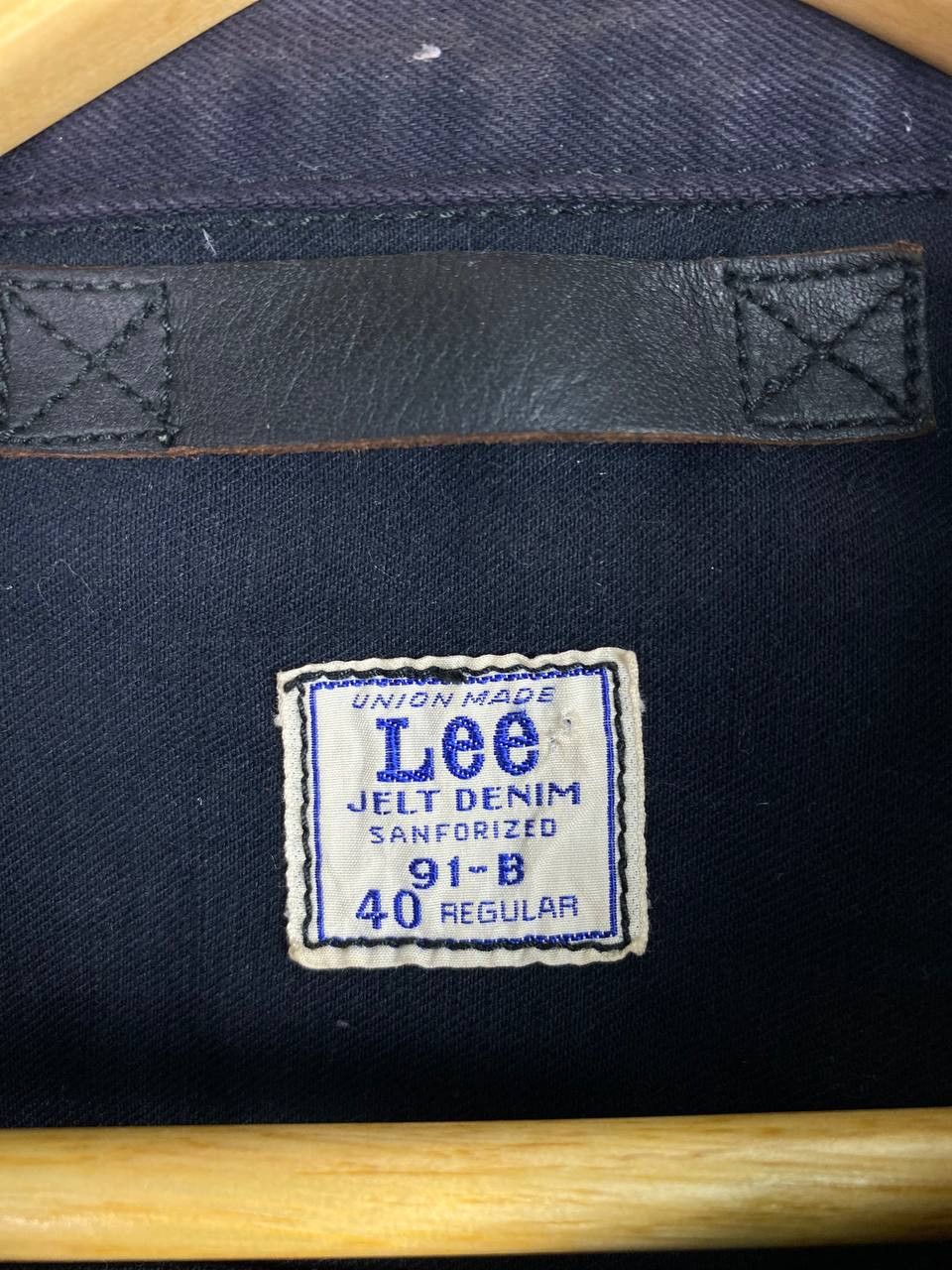 Lee vintage lee sanforized jelt denim jacket nice design Size US L / EU 52-54 / 3 - 9 Thumbnail