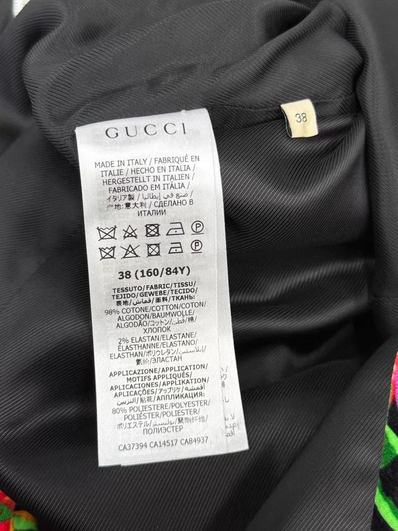 Gucci Gucci Colorful printed black velvet fabric suit jacket Size XS / US 0-2 / IT 36-38 - 5 Thumbnail