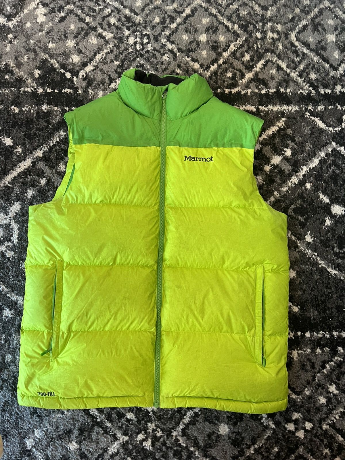 Neon Green Marmot 700-Fill Vest