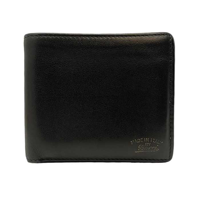 Gucci Gucci Made In Italy Logo Leather Bifold Wallet Grailed