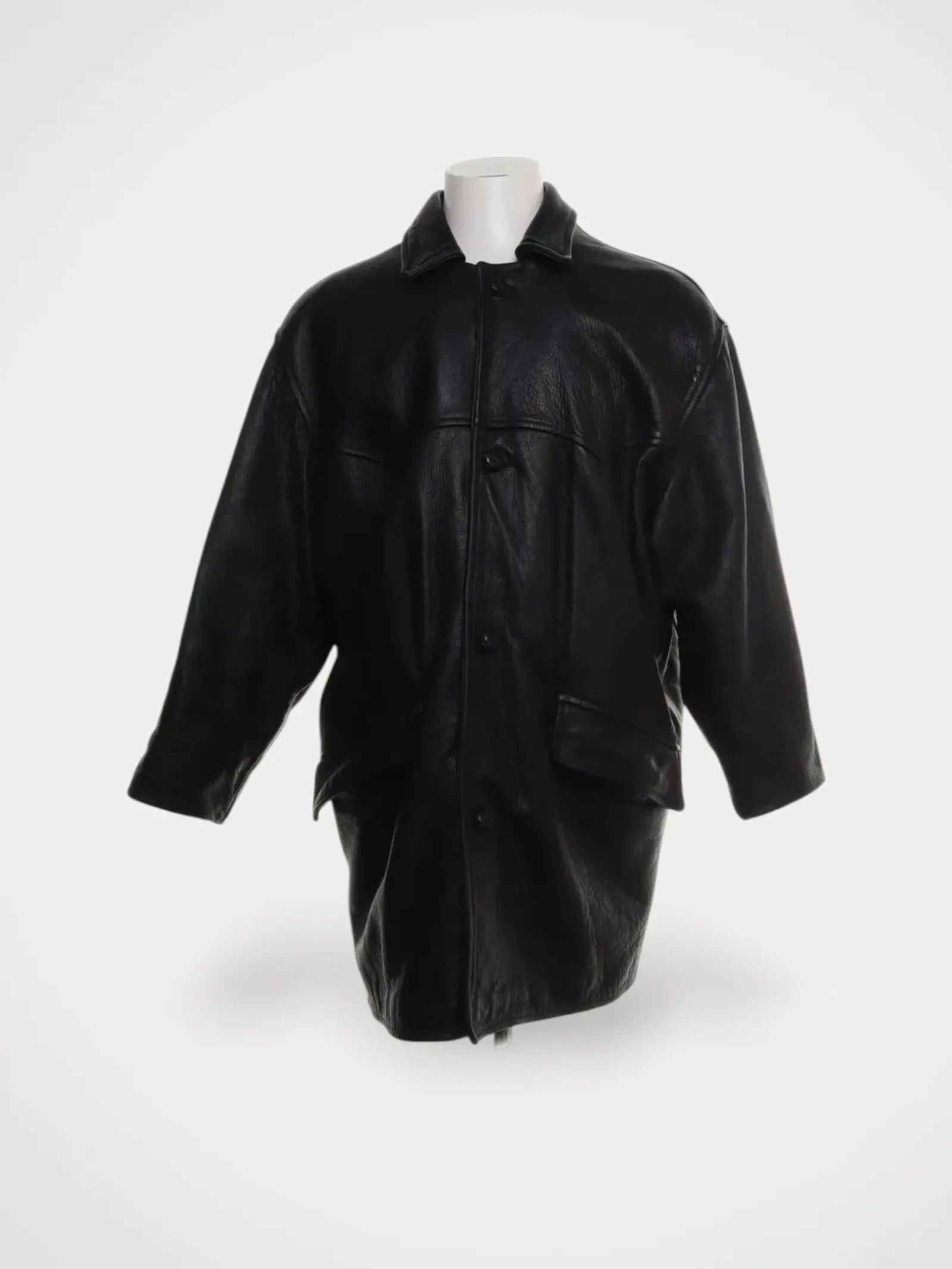Vintage Uli Knecht Leather Jacket Size US L / EU 52-54 / 3 - 1 Thumbnail