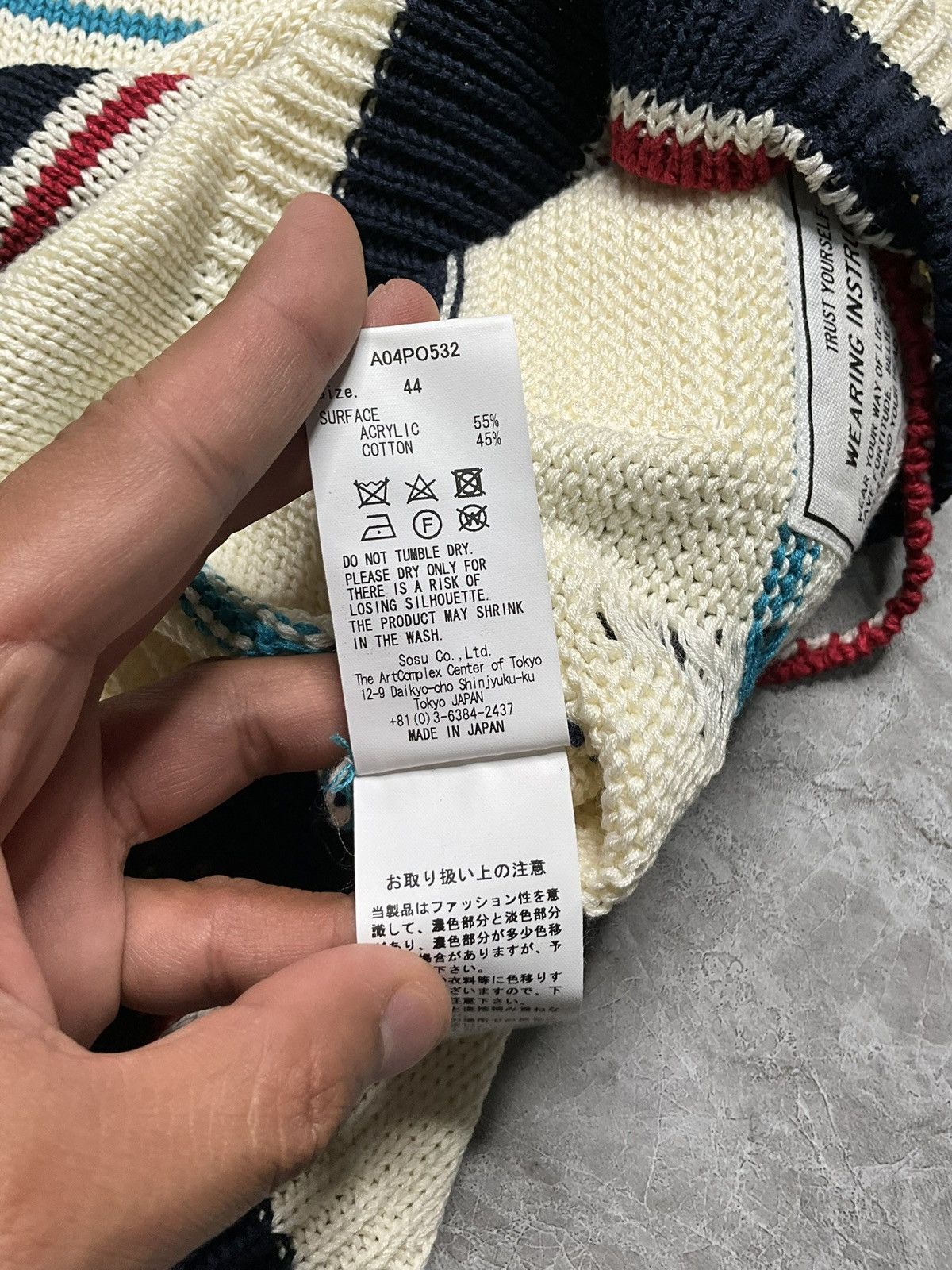 Maison MIHARA YASUHIRO MMY Distressed Decorative Zipped Sweater Size US M / EU 48-50 / 2 - 11 Thumbnail