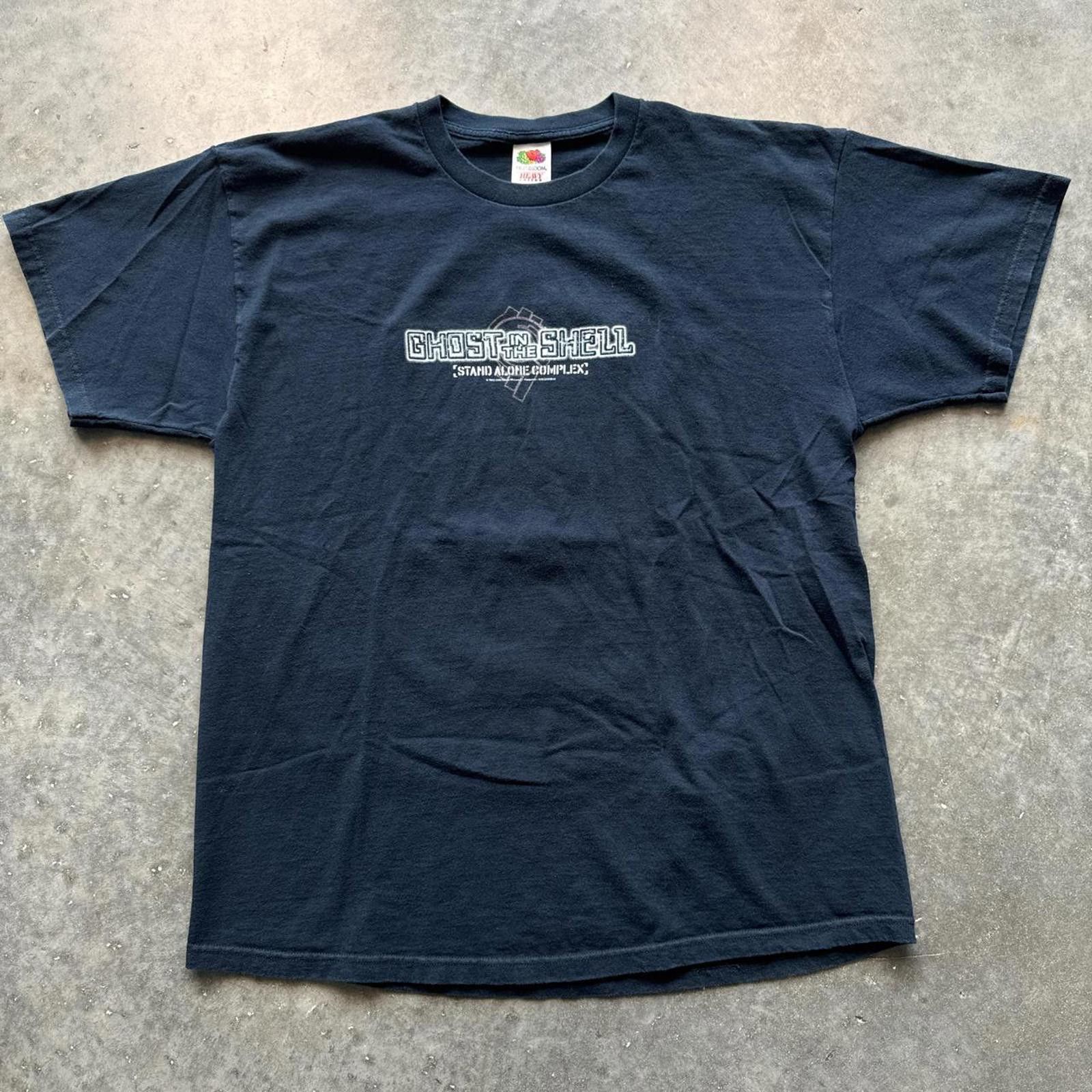 Fruit Of The Loom Faded Ghost In The Shell: Stand Alone Complex Promo T-Shirt Size US XL / EU 56 / 4 - 1 Thumbnail