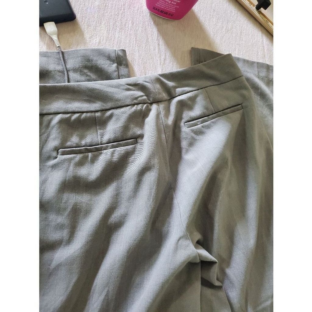 Calvin Klein Calvin Klein Grey Dress Pants Size 28" / US 6 / IT 42 - 2 Thumbnail
