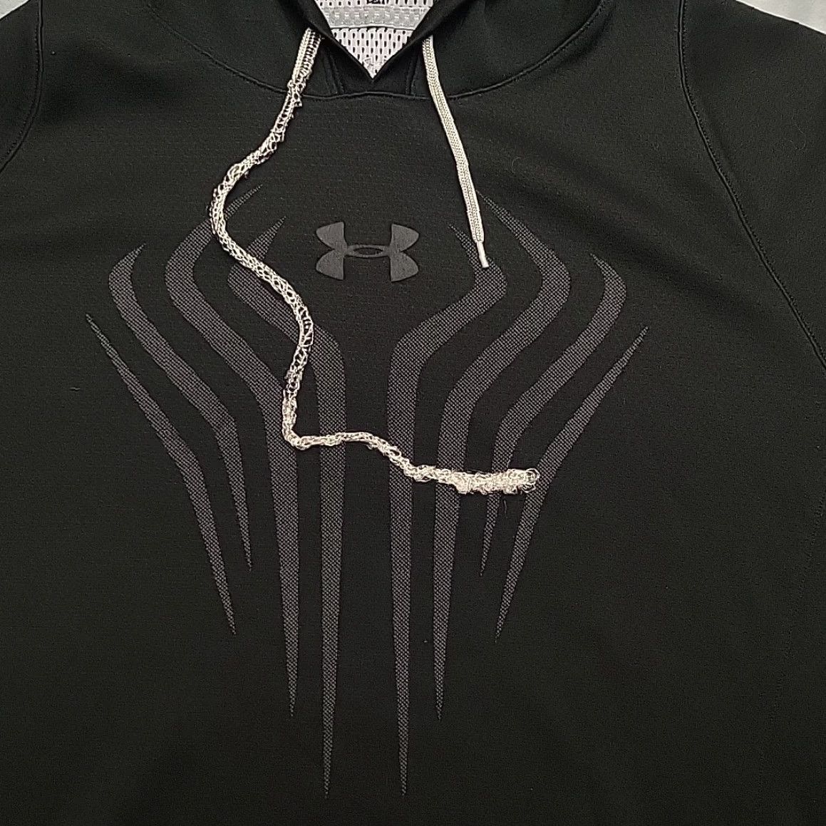 Under Armour Under Armour Hoodie Mens L Black Performance Hooded Pullover Football Coldgear Size US L / EU 52-54 / 3 - 3 Thumbnail