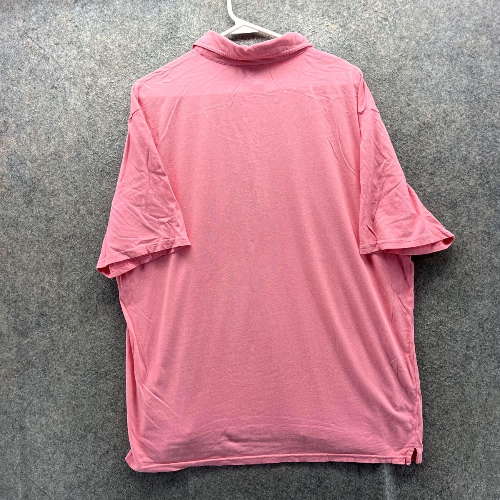 johnnie-O Johnnie-O Hangin' Out Polo Shirt Mens XL Pink Solid Pocket Cotton Casual Shirt Size US XL / EU 56 / 4 - 2 Thumbnail