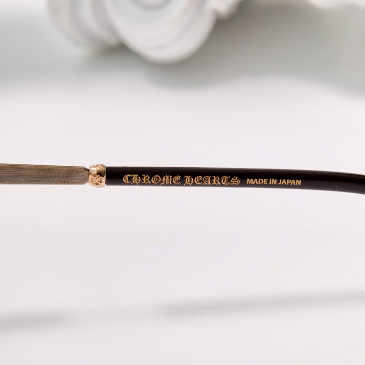 Chrome Hearts CHROME HEARTS BONENNOISSEUR II CLB/ANTIQUE GOLD GLASSES Size ONE SIZE - 4 Thumbnail