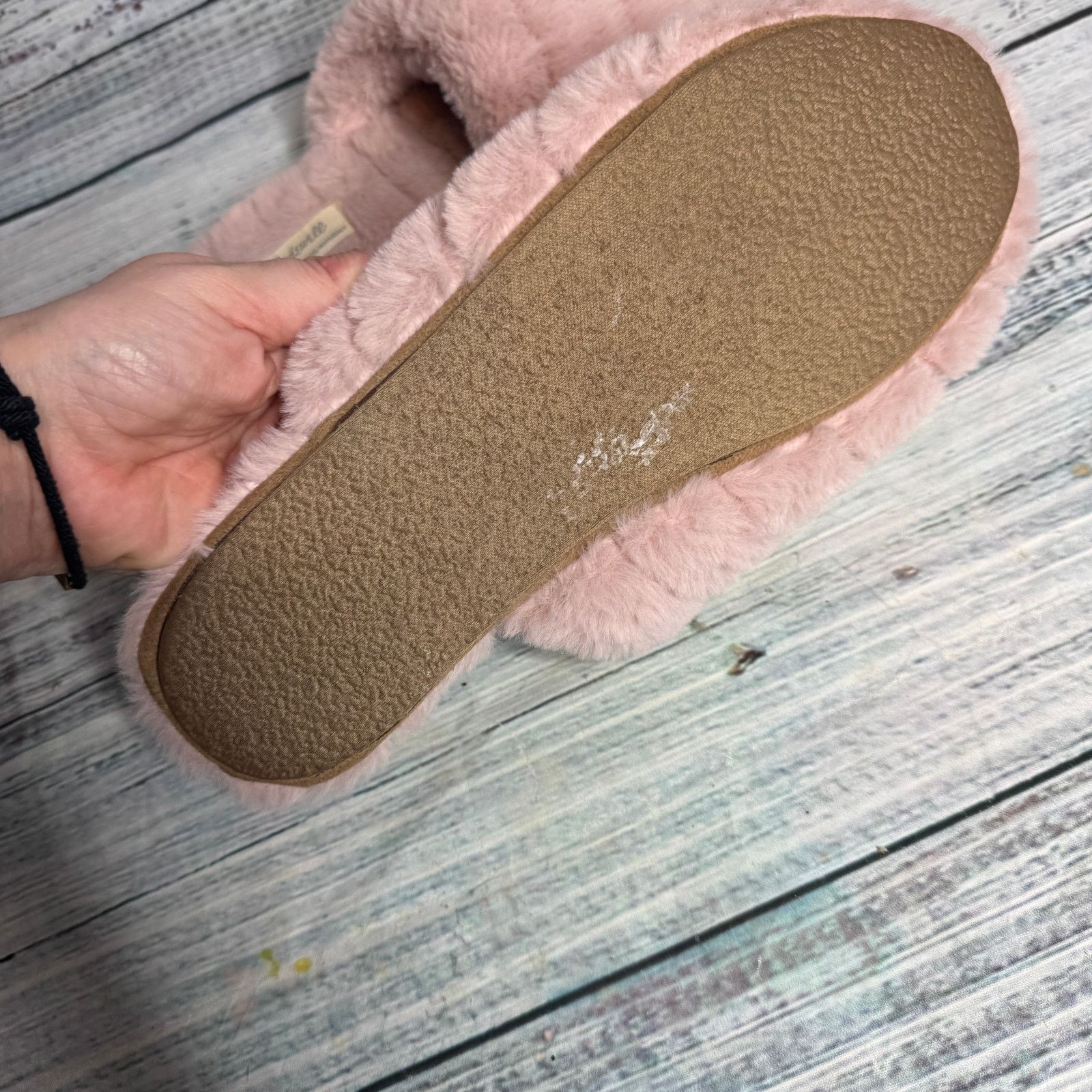 Madewell Madewell Faux Fur Slippers Size 8 Pink Plush Cozy House Shoe Size US 8 / IT 38 - 5 Thumbnail
