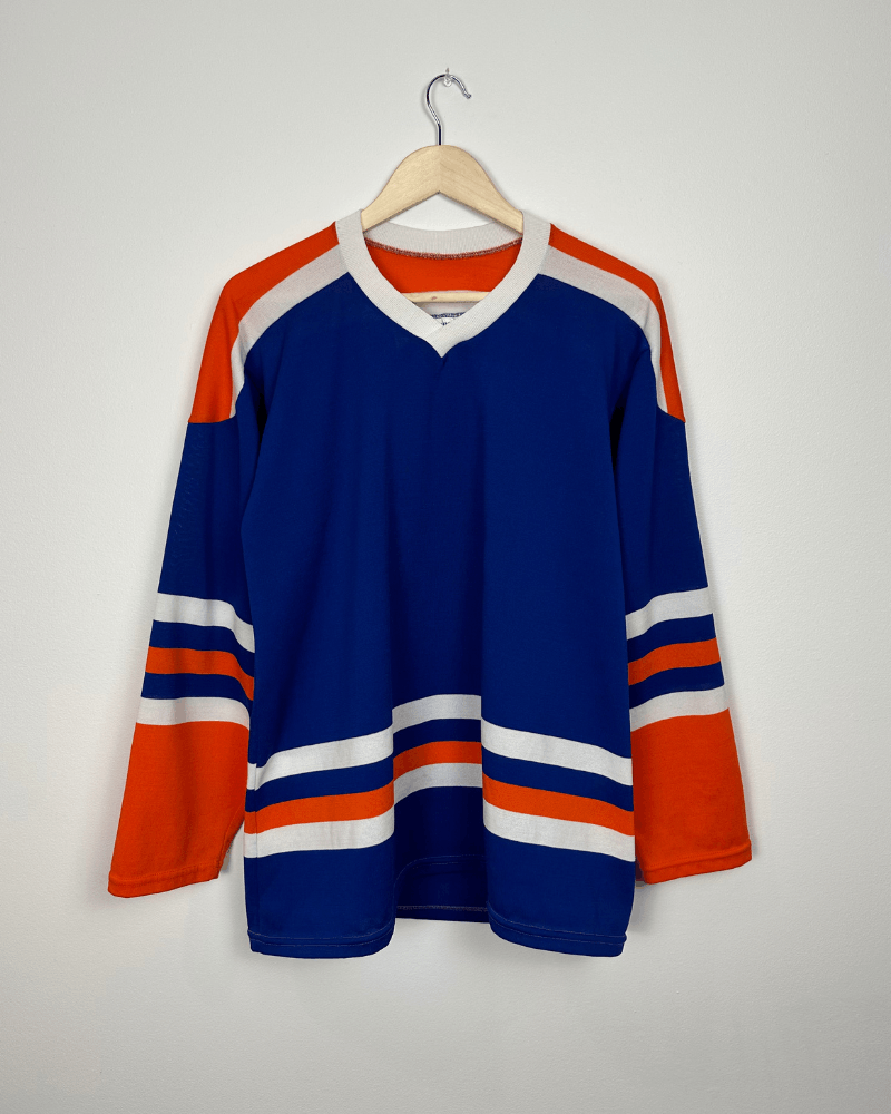 Vintage Vintage 80s Cooper Edmonton Oilers Blank Hockey Jersey - M Size US M / EU 48-50 / 2 - 2 Thumbnail