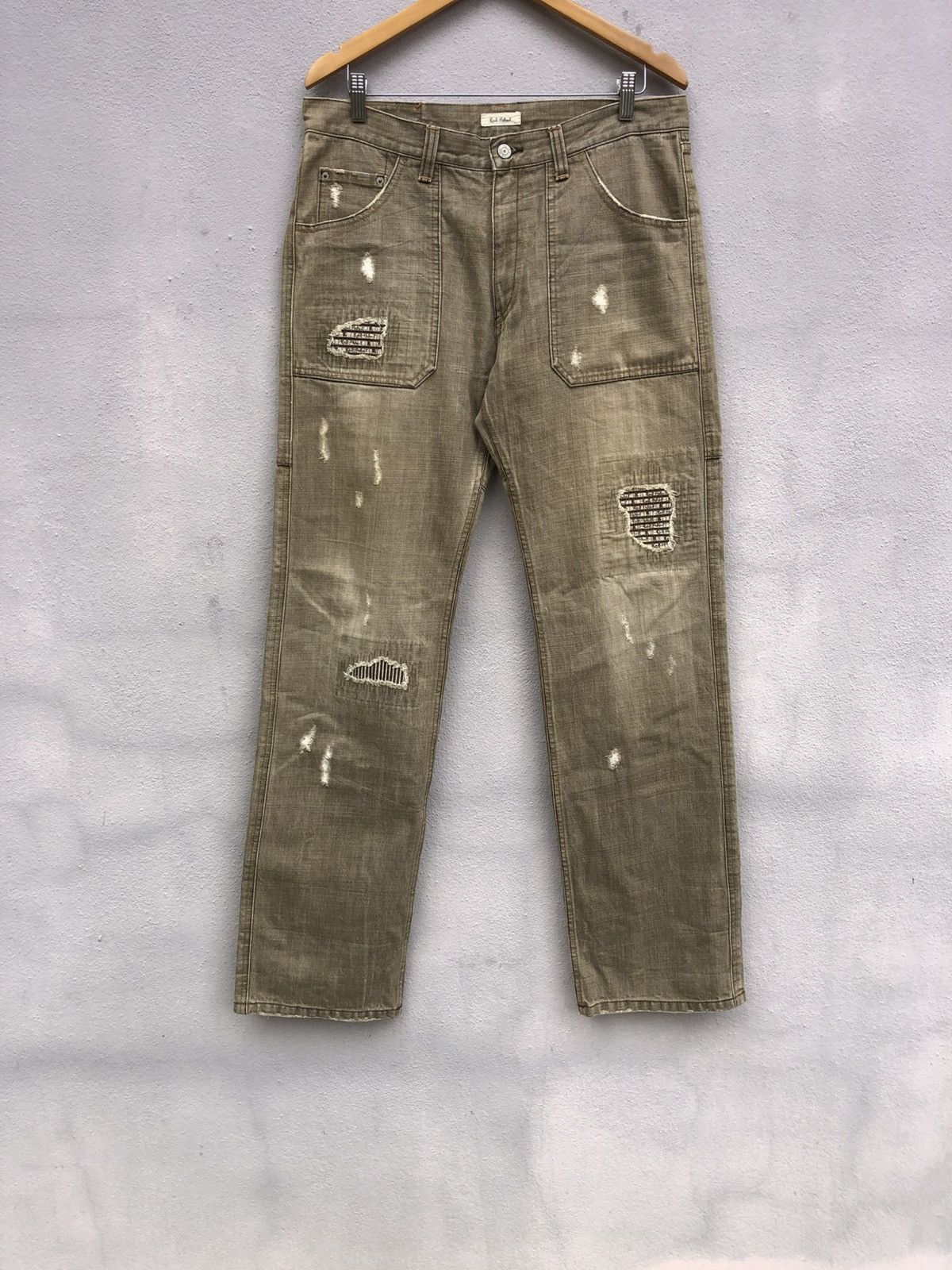 Karl Helmut Karl Helmut Distressed Capenter Jeans Size US 35 - 4 Thumbnail