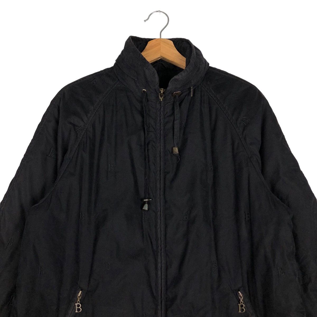 Burberry 🔥Vintage Long Jacket Rich Black Nova Check Burberry London Size US M / EU 48-50 / 2 - 3 Thumbnail