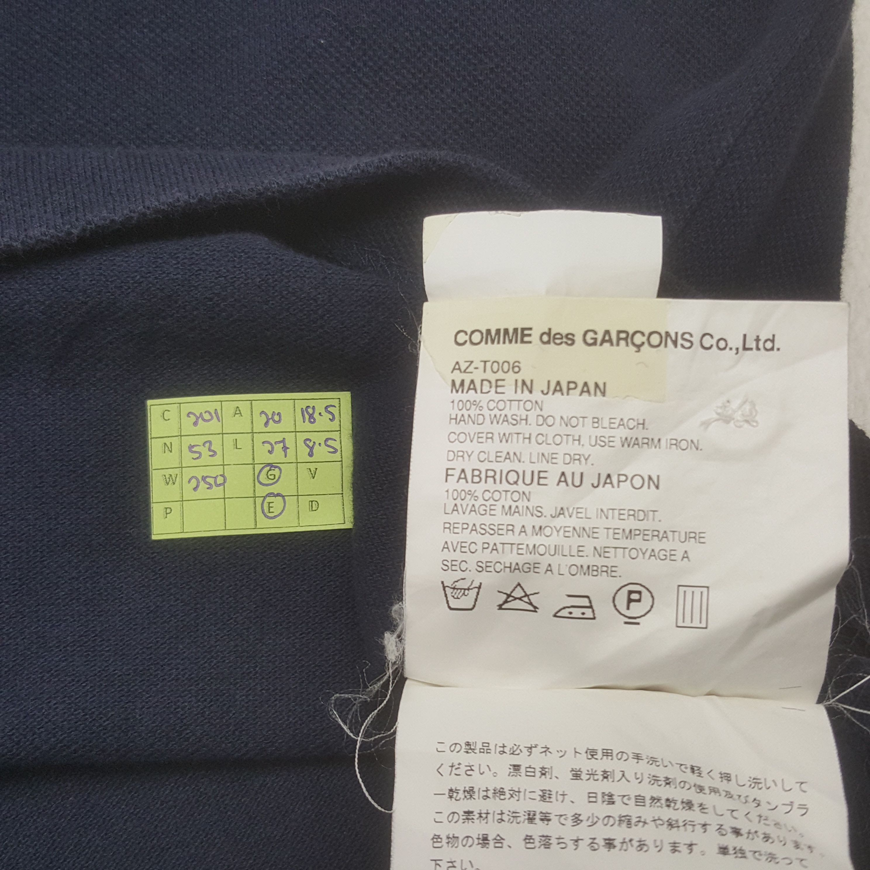 Comme des Garcons PLAY × Japanese Brand × Vintage Vintage Play Comme des Garcons Play Designer Polos Size US M / EU 48-50 / 2 - 5 Thumbnail