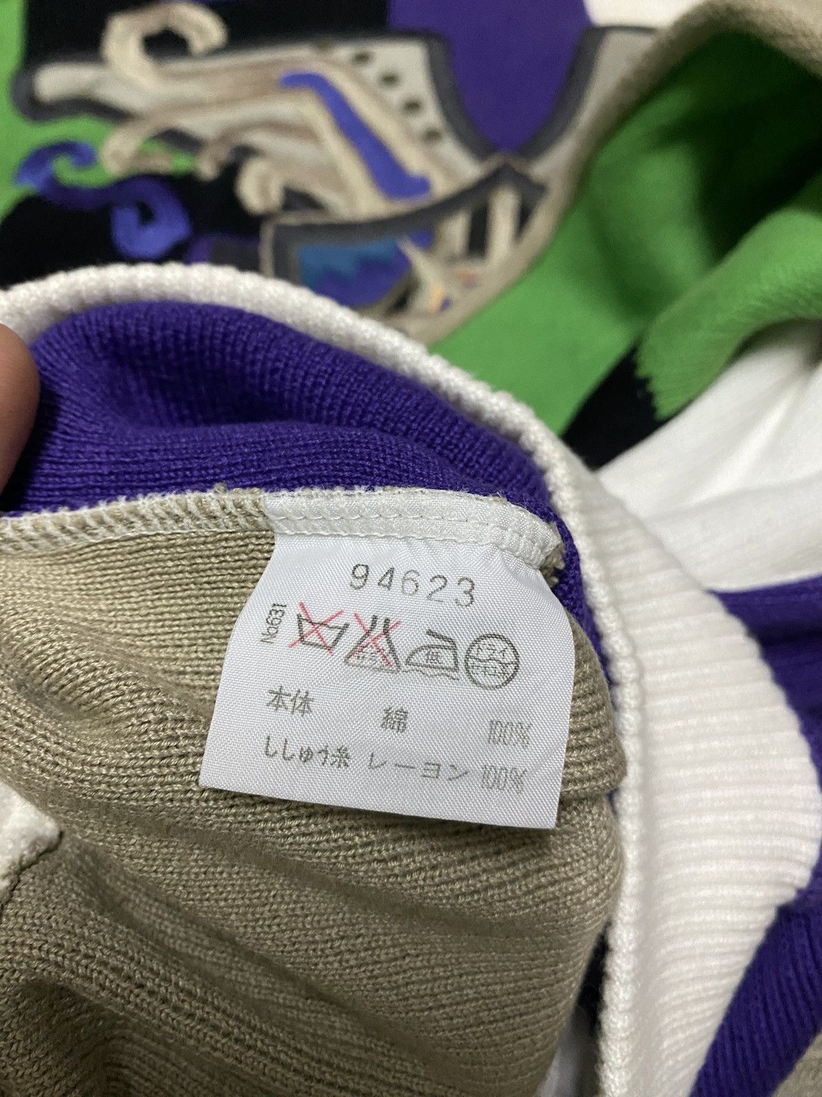 Japanese Brand × Vintage Vintage SantaFe Multicolour Knitwear Sweatshirt Size US XL / EU 56 / 4 - 6 Thumbnail