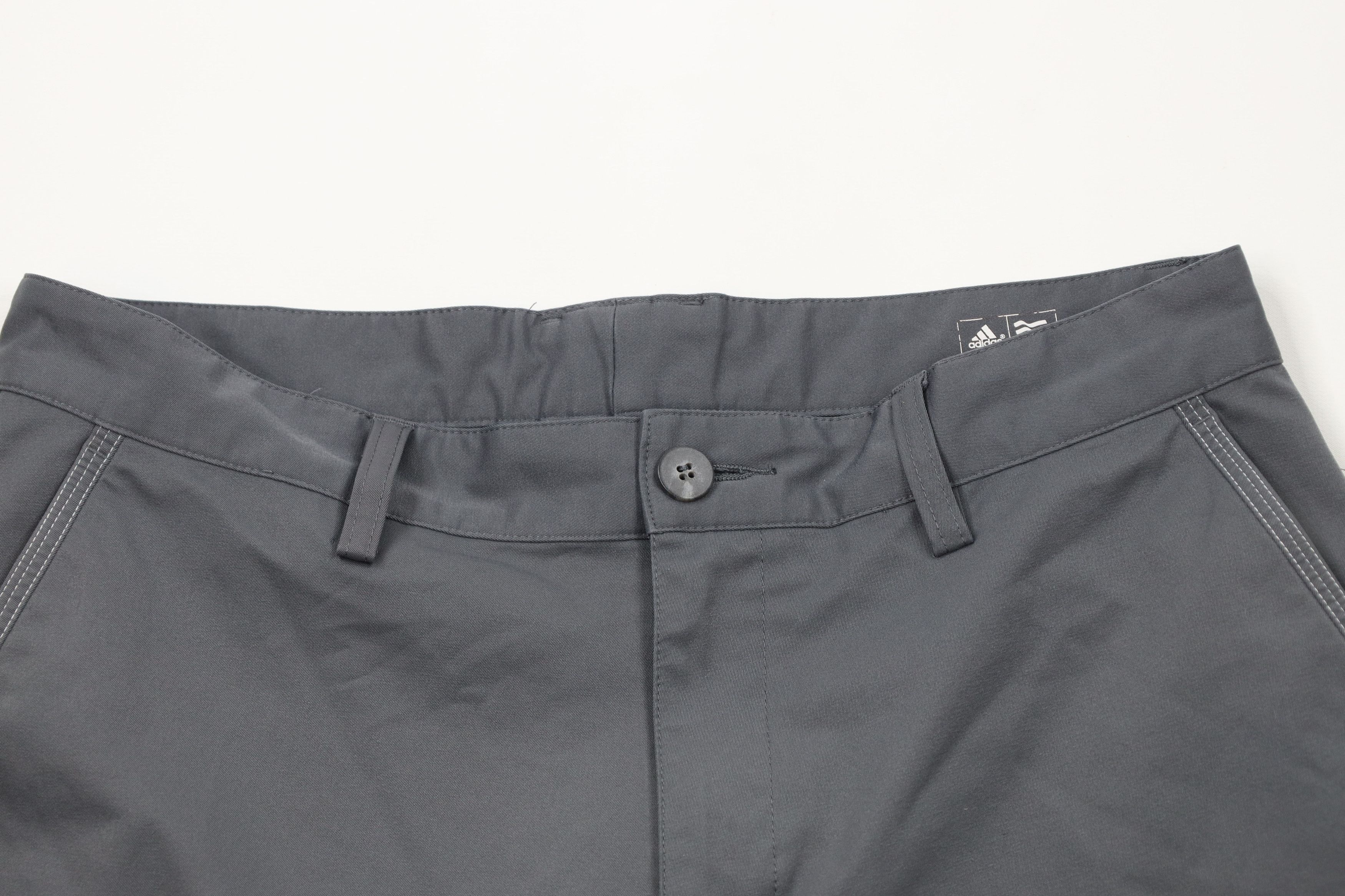 Adidas × Vintage Adidas Golf Spell Out Vented Tech Golfing Chino Shorts Gray Size US 30 / EU 46 - 2 Thumbnail