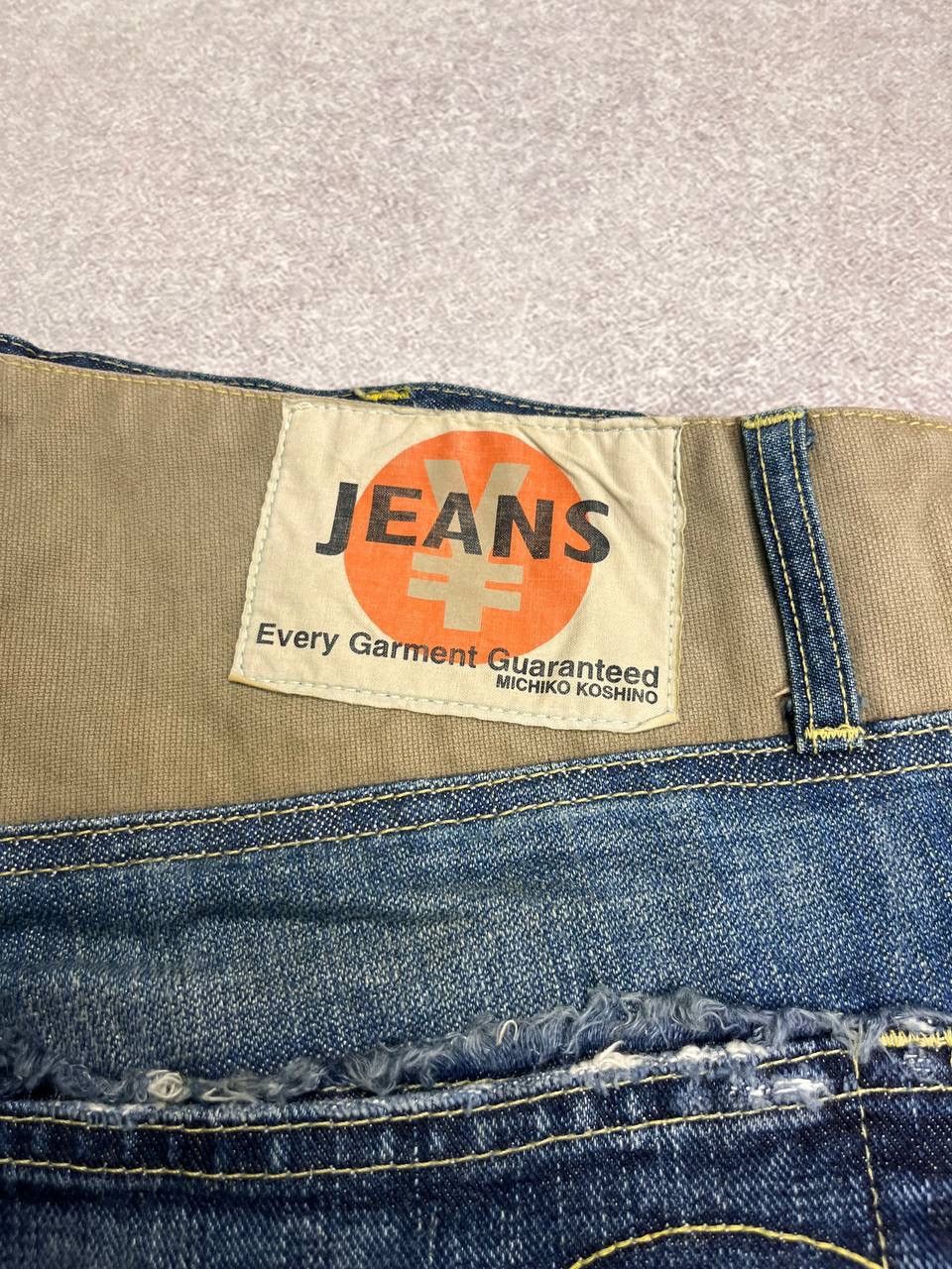 Japanese Brand × Michiko Koshino × Vintage VINTAGE MICHIKO KOSHINO YEN JEANS AVANTGARDE JAPANESE PANTS Size US 32 / EU 48 - 15 Thumbnail