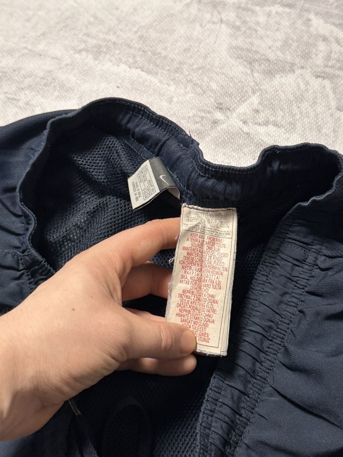 Nike × Vintage 00s Nike Vintage Nylon Airmax Baggy Drill Pants Joggers Y2K Size US 32 / EU 48 - 5 Thumbnail