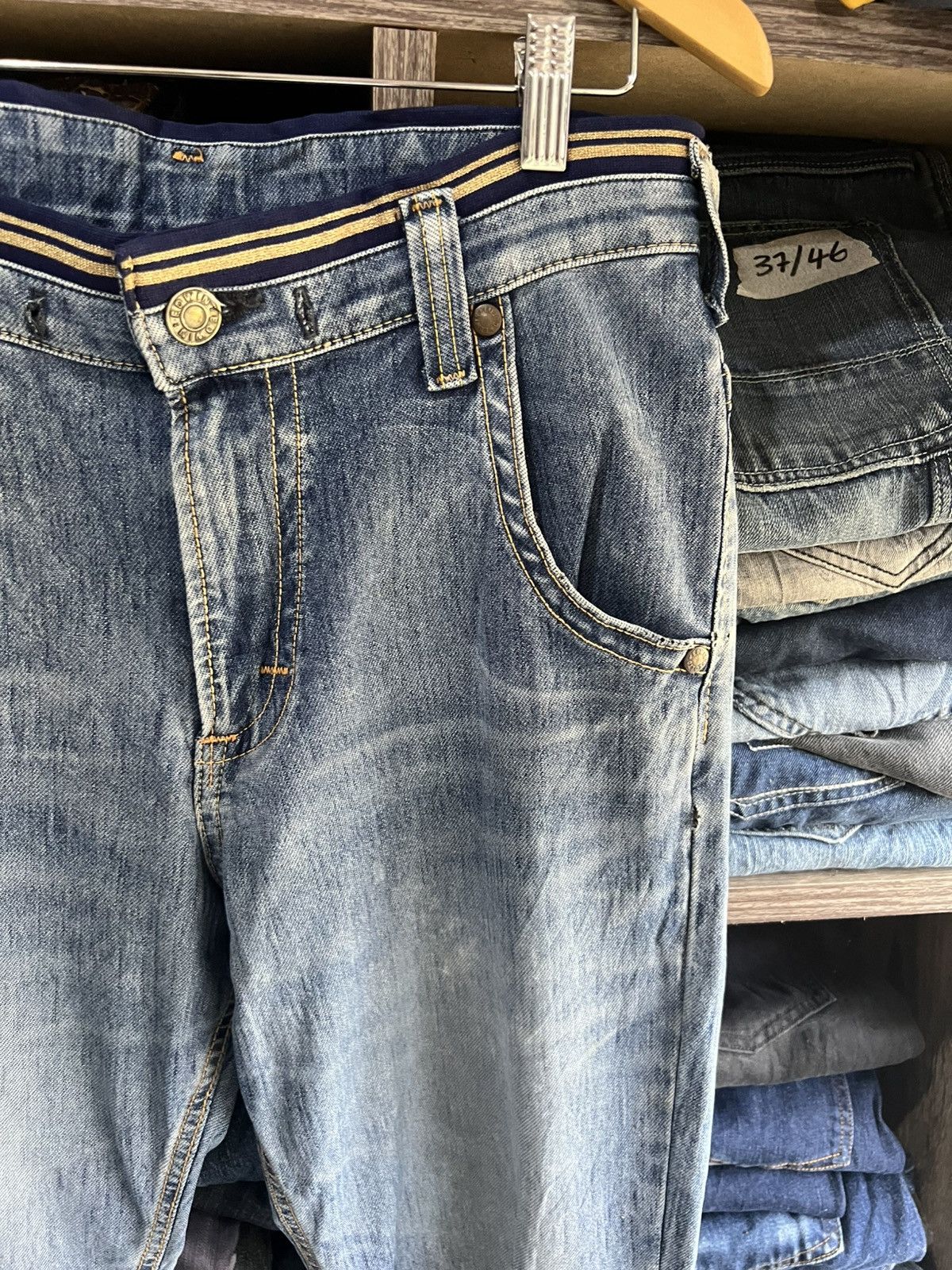 Edwin 🔥Edwin Jersey Distressed Denim Size US 31 - 7 Thumbnail