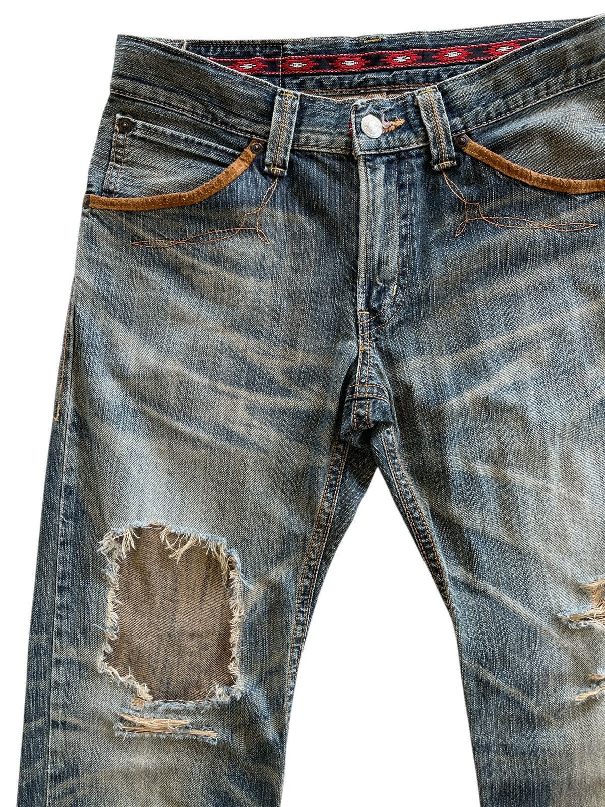 Vintage Vintage Edwin Distressed Denim Size US 33 - 5 Thumbnail