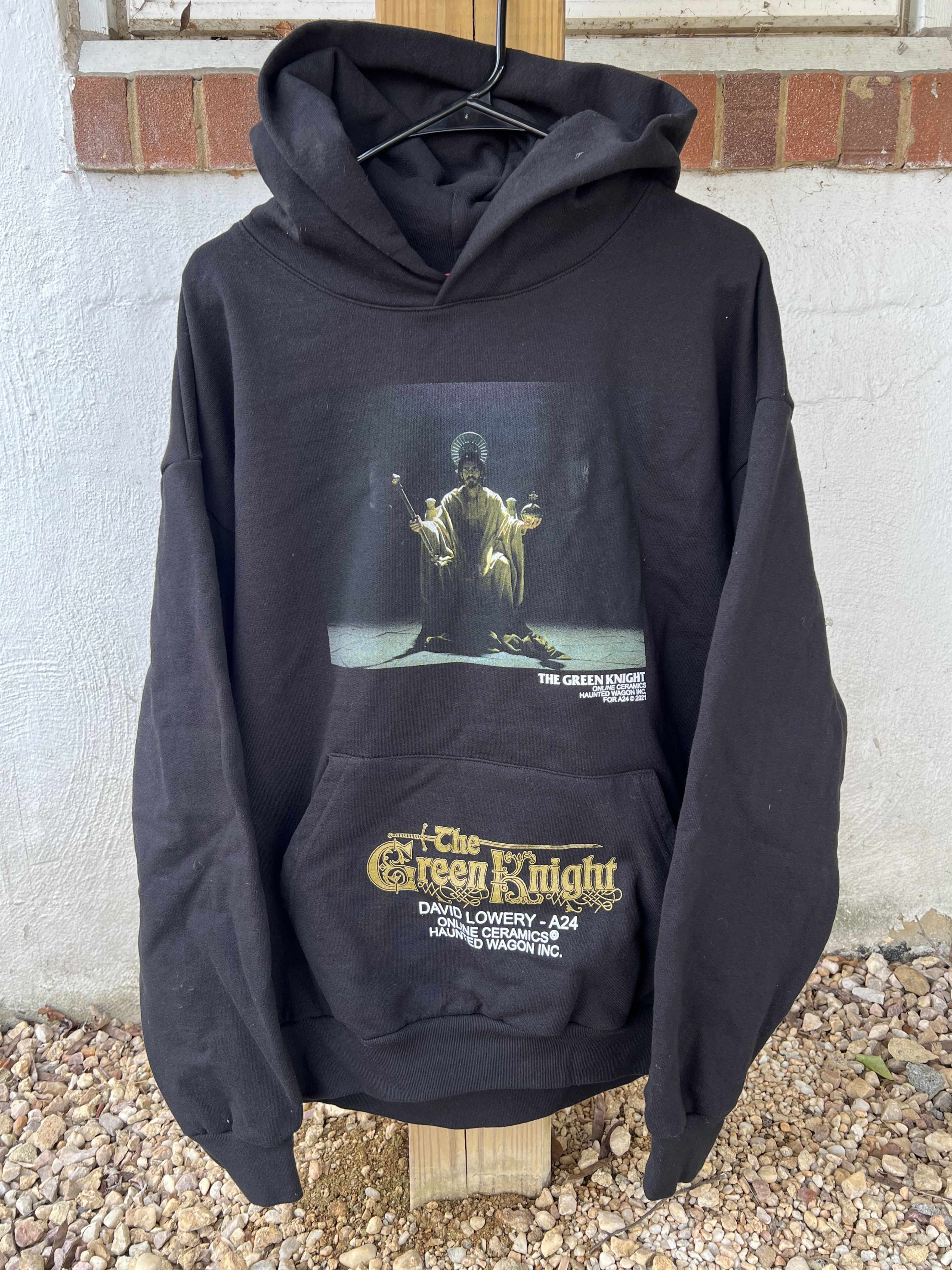 A24 × Online Ceramics The Green Knight Legend Forged by Fire Hoodie Size US XL / EU 56 / 4 - 1 Thumbnail