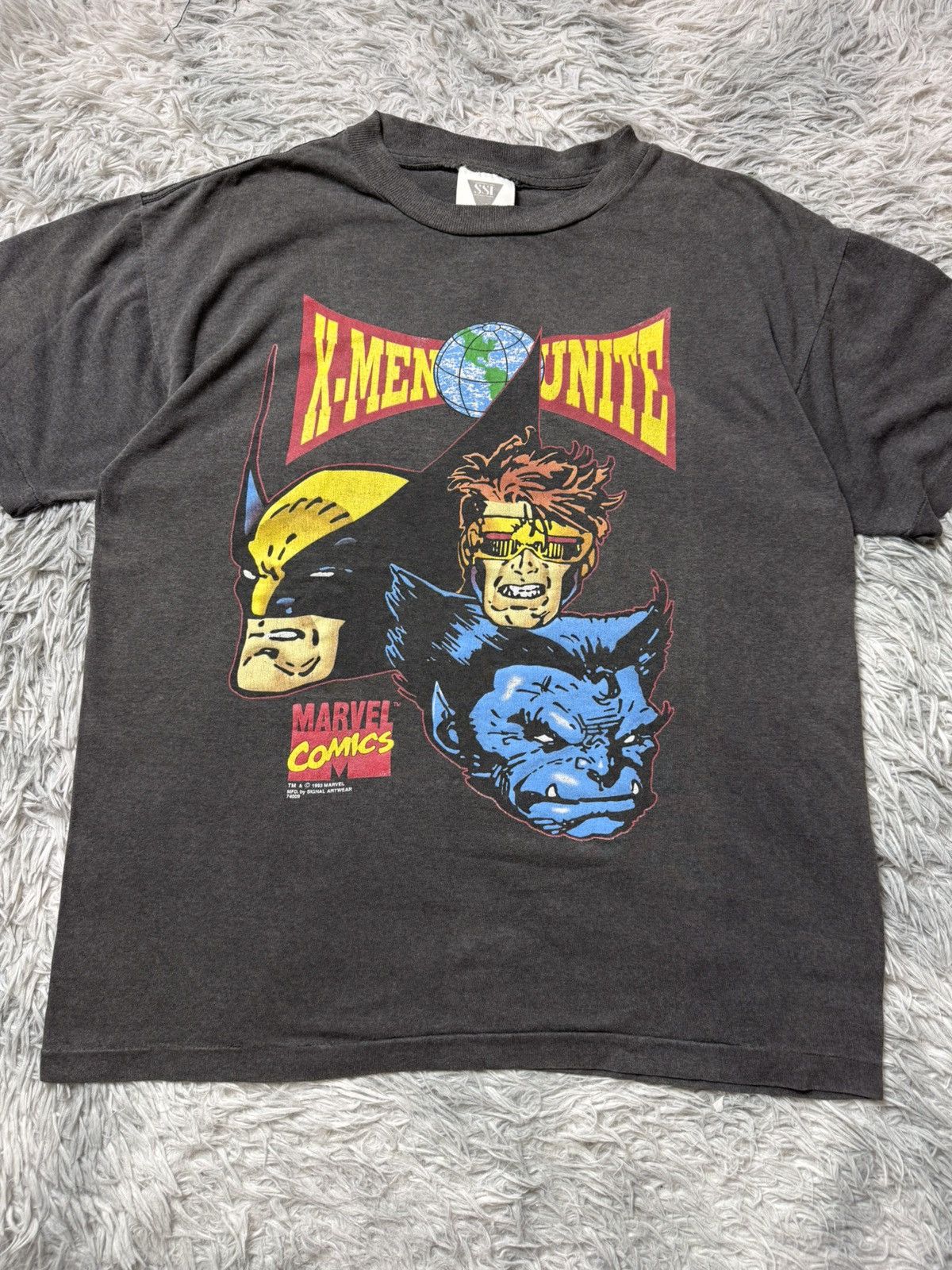 Marvel Comics Vintage X-Men United ft Wolverine Cyclops Beast 1993 Size US L / EU 52-54 / 3 - 1 Thumbnail
