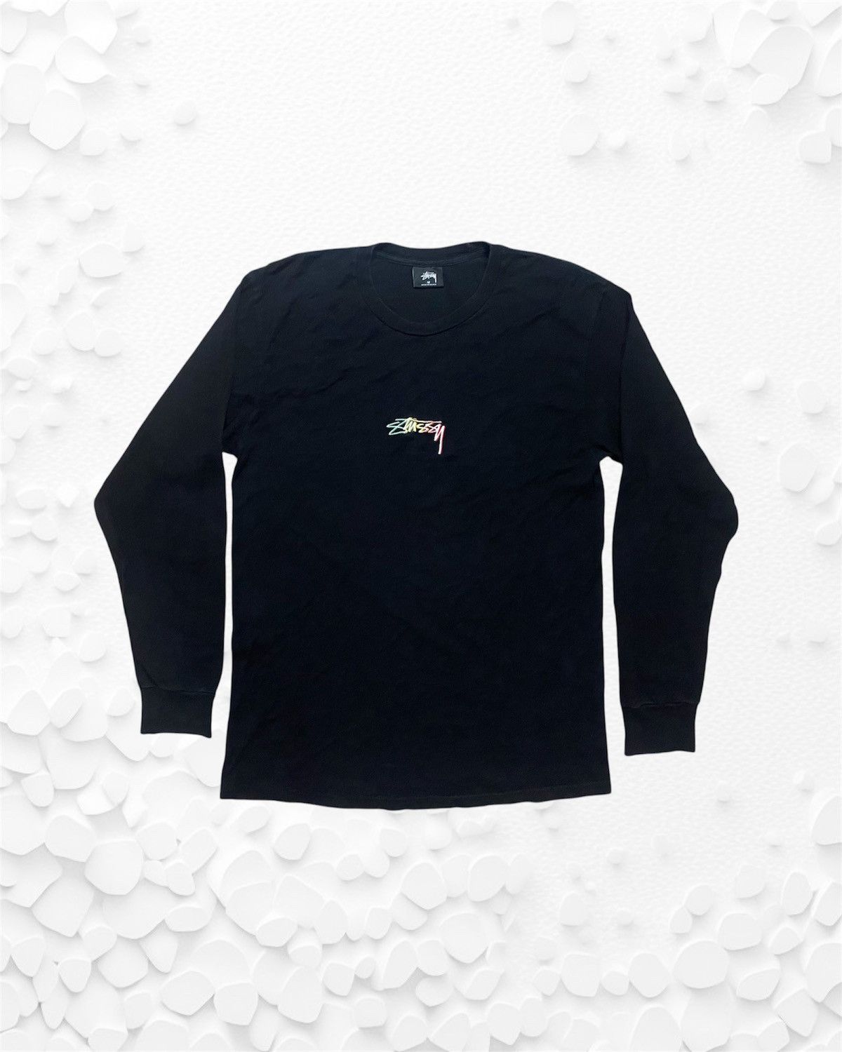 Stussy Stussy center embroidered logo longsleeve tee Size US M / EU 48-50 / 2 - 1 Thumbnail