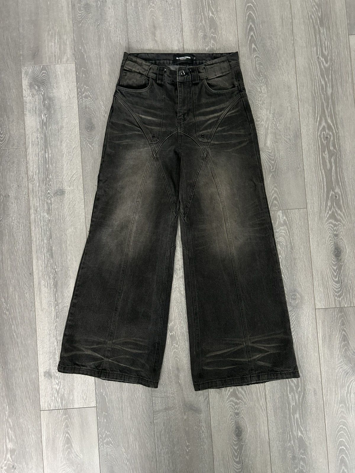SUN FADED DUNE BAGGY DENIM – NO/FAITH STUDIOS